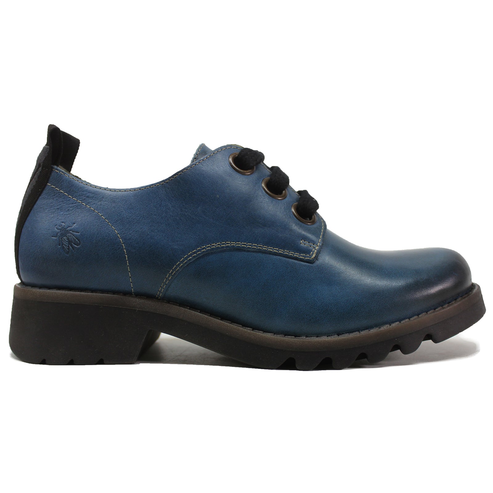 Fly London RUDA538FLY Rug Leather Womens Shoes#color_royal blue