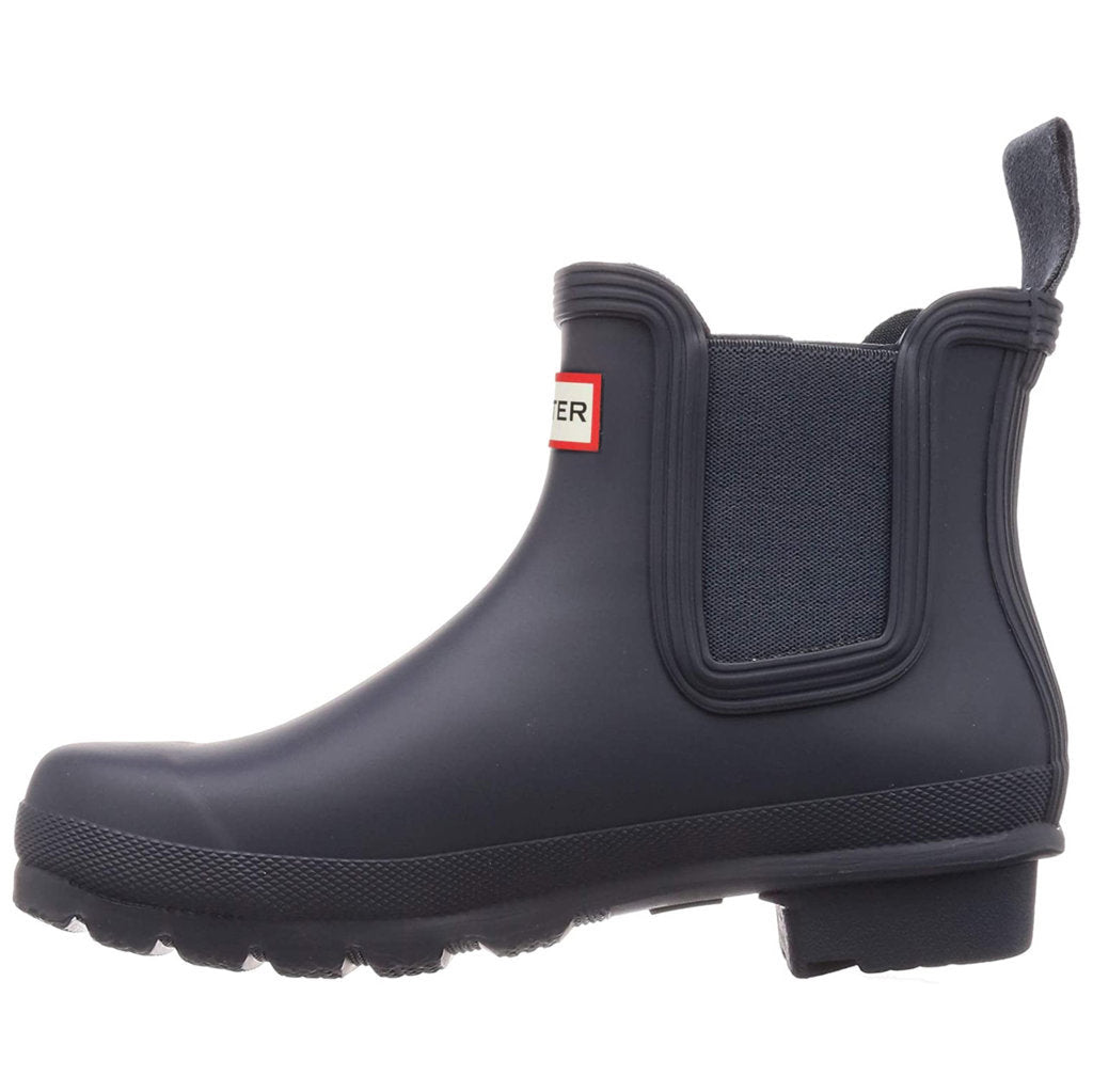 Hunter Original Chelsea Rubber Womens Boots#color_navy