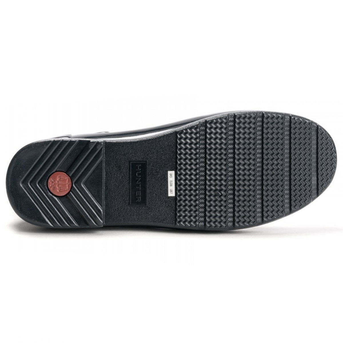 Hunter Original Refined Chelsea Gloss Rubber Womens Boots#color_black