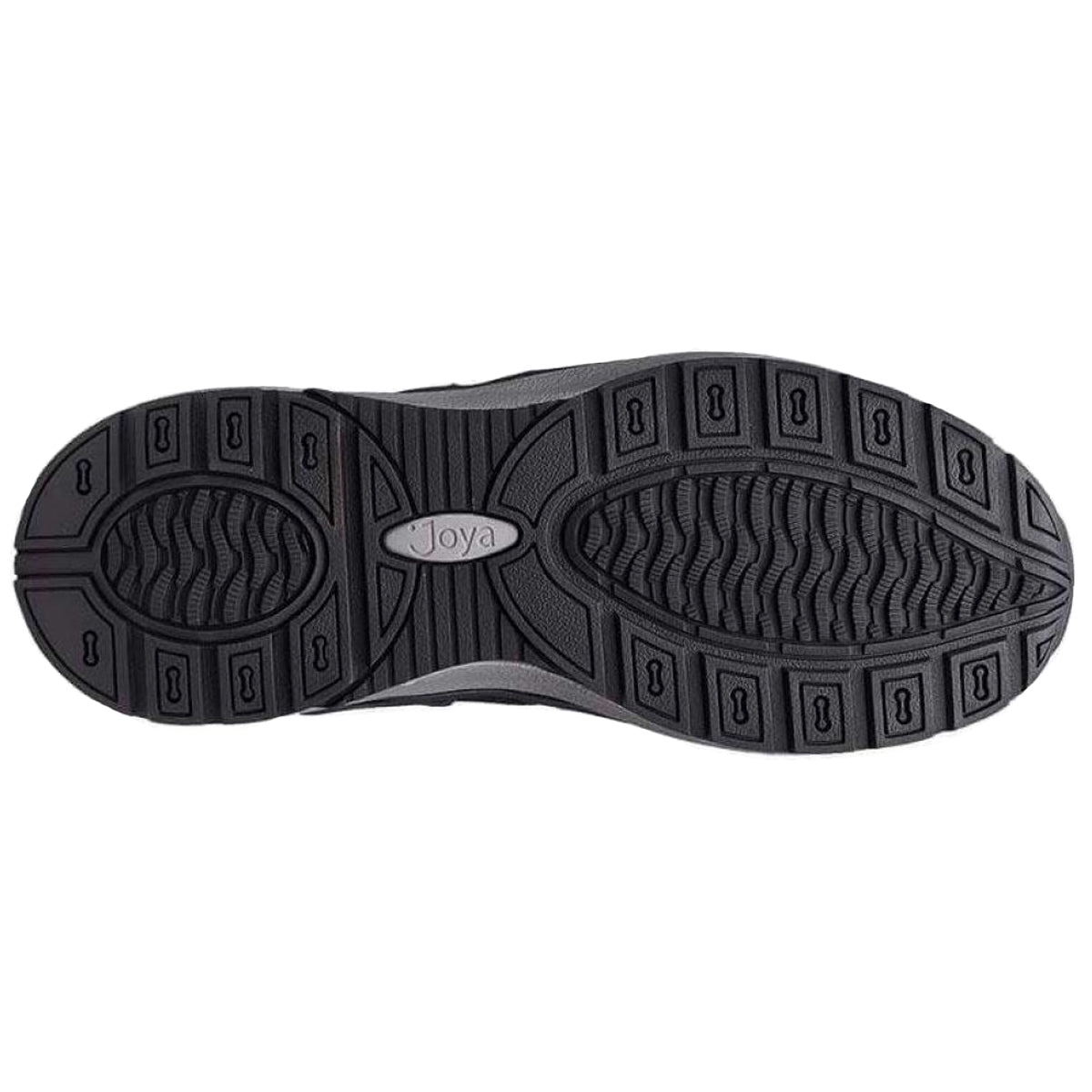 Joya Tina II Leather Womens Trainers#color_black