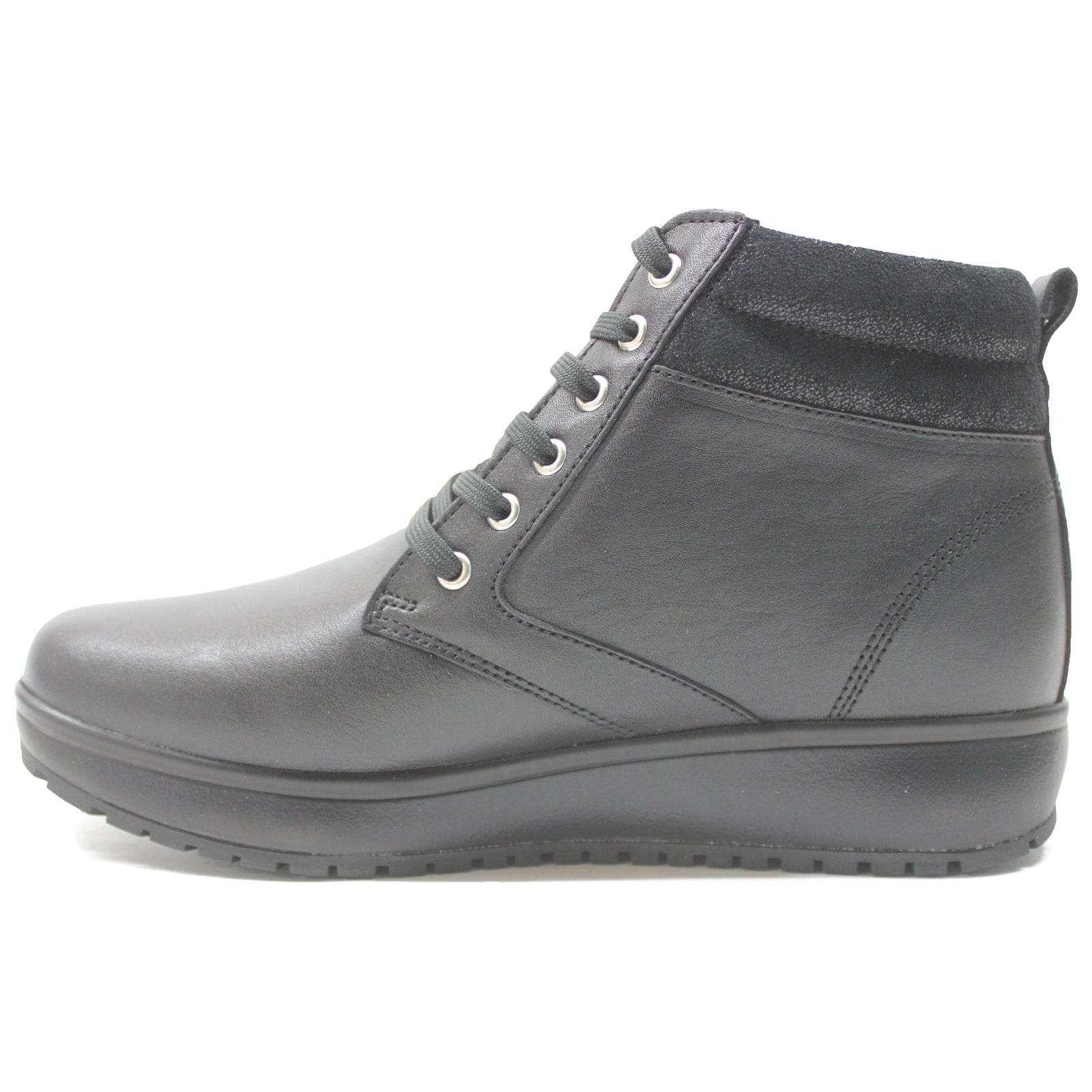 Joya Wilma II Leather Womens Boots#color_black