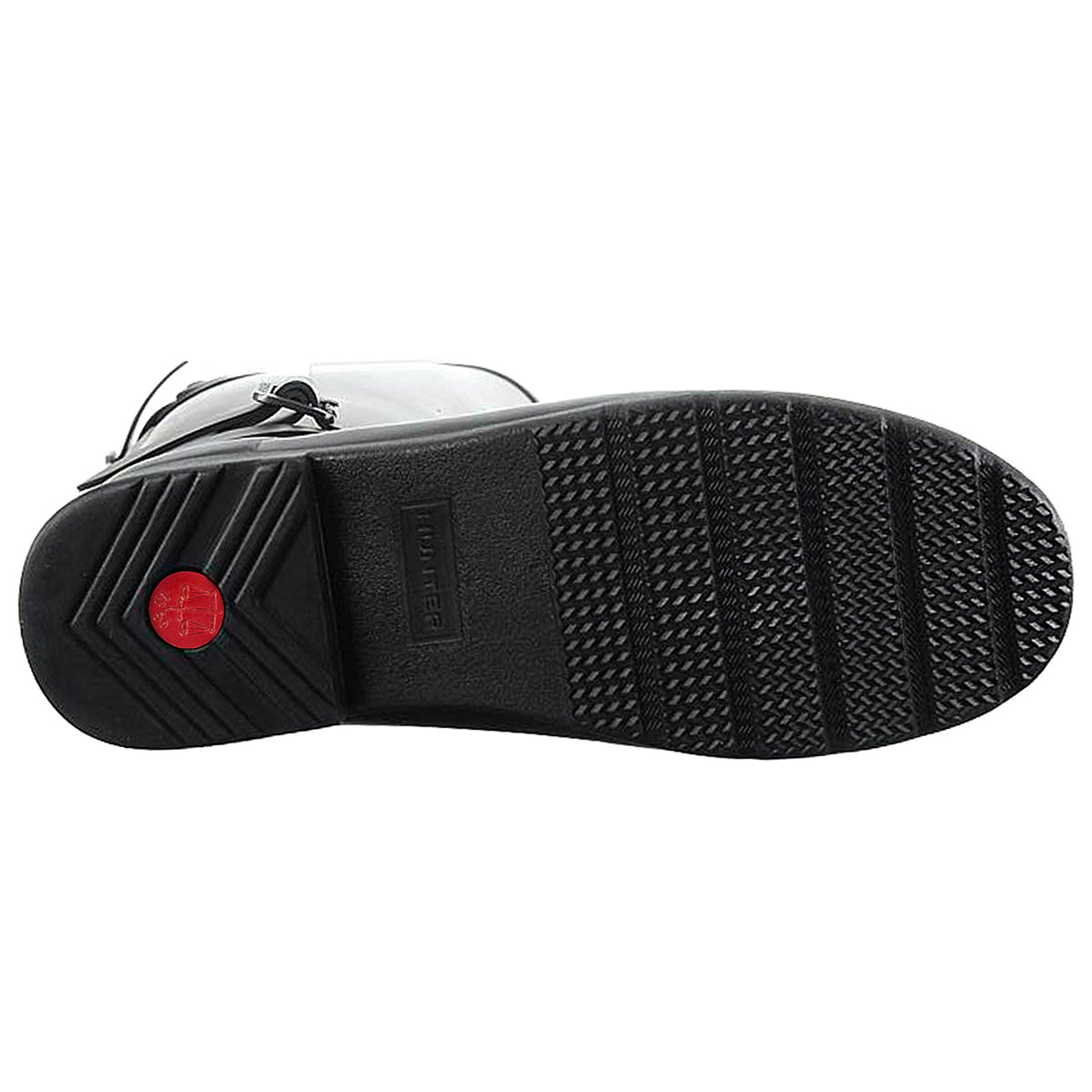 Hunter Refined Back Adjustable Tall Rubber Womens Boots#color_black