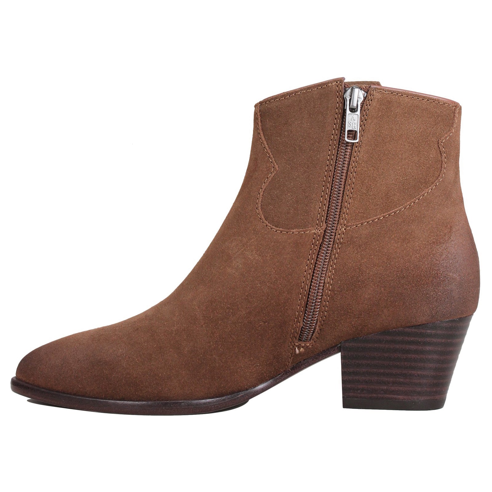 Ash Houston Suede Womens Boots#color_russet