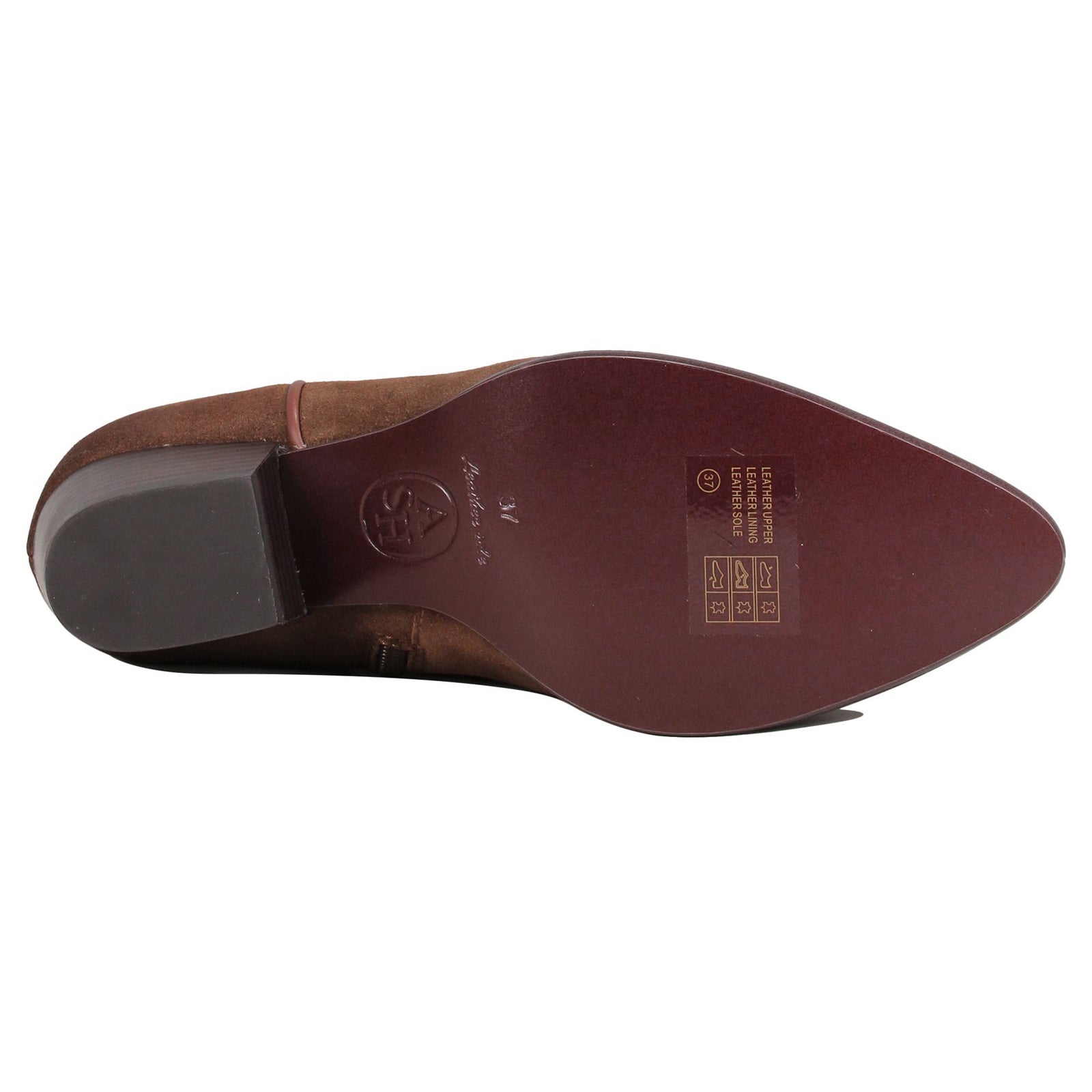 Ash Houston Suede Womens Boots#color_russet