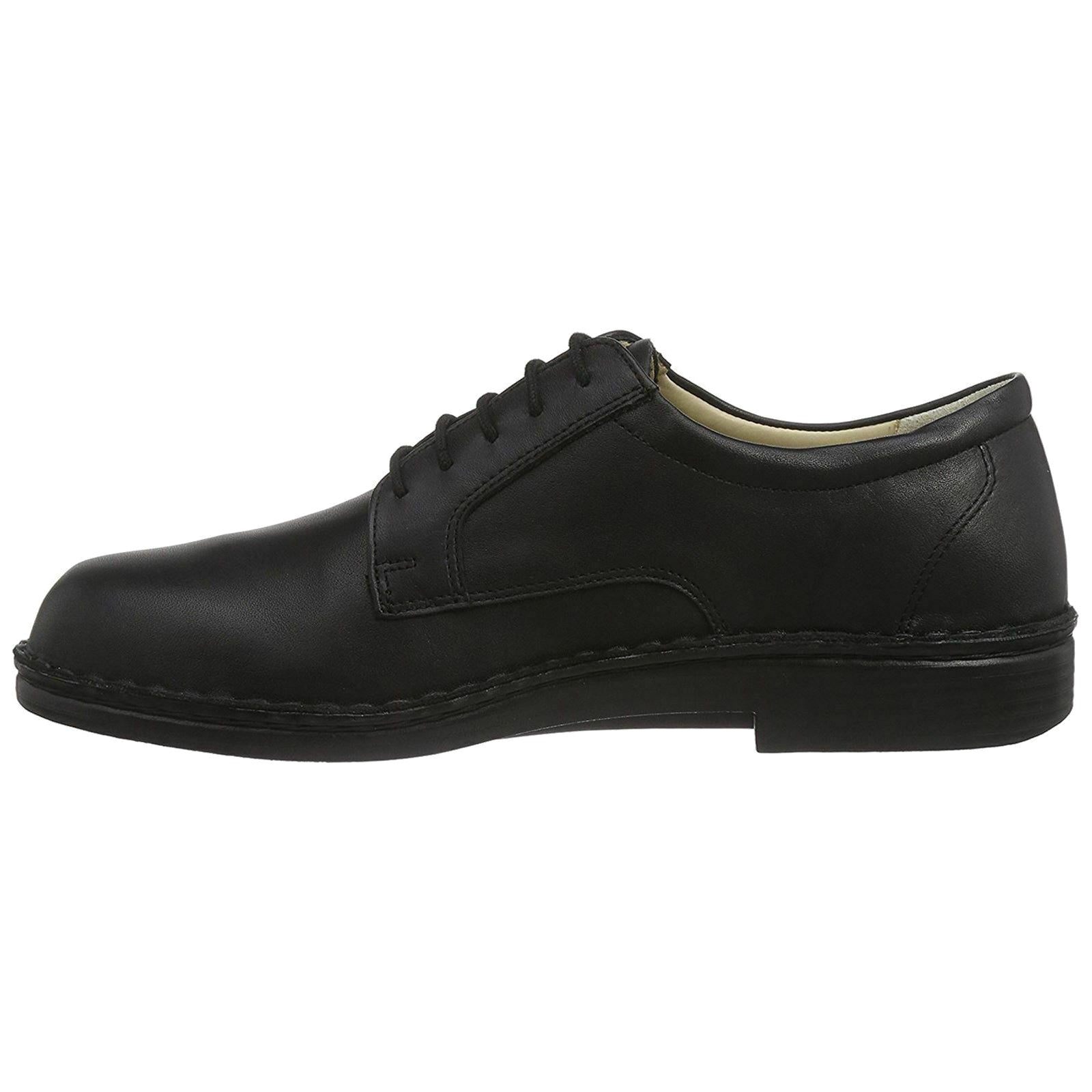 Finn Comfort Milano Leather Mens Shoes#color_black