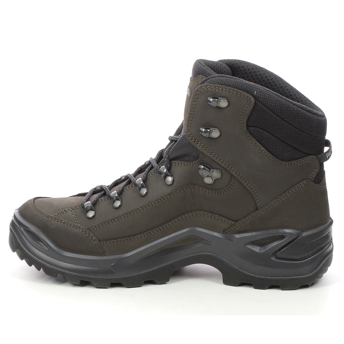 Lowa Renegade GTX Mid Leather Mens Boots#color_dark brown black