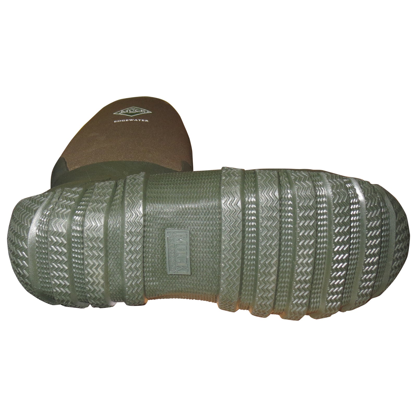 Muck Edgewater Synthetic Textile Mens Boots#color_moss