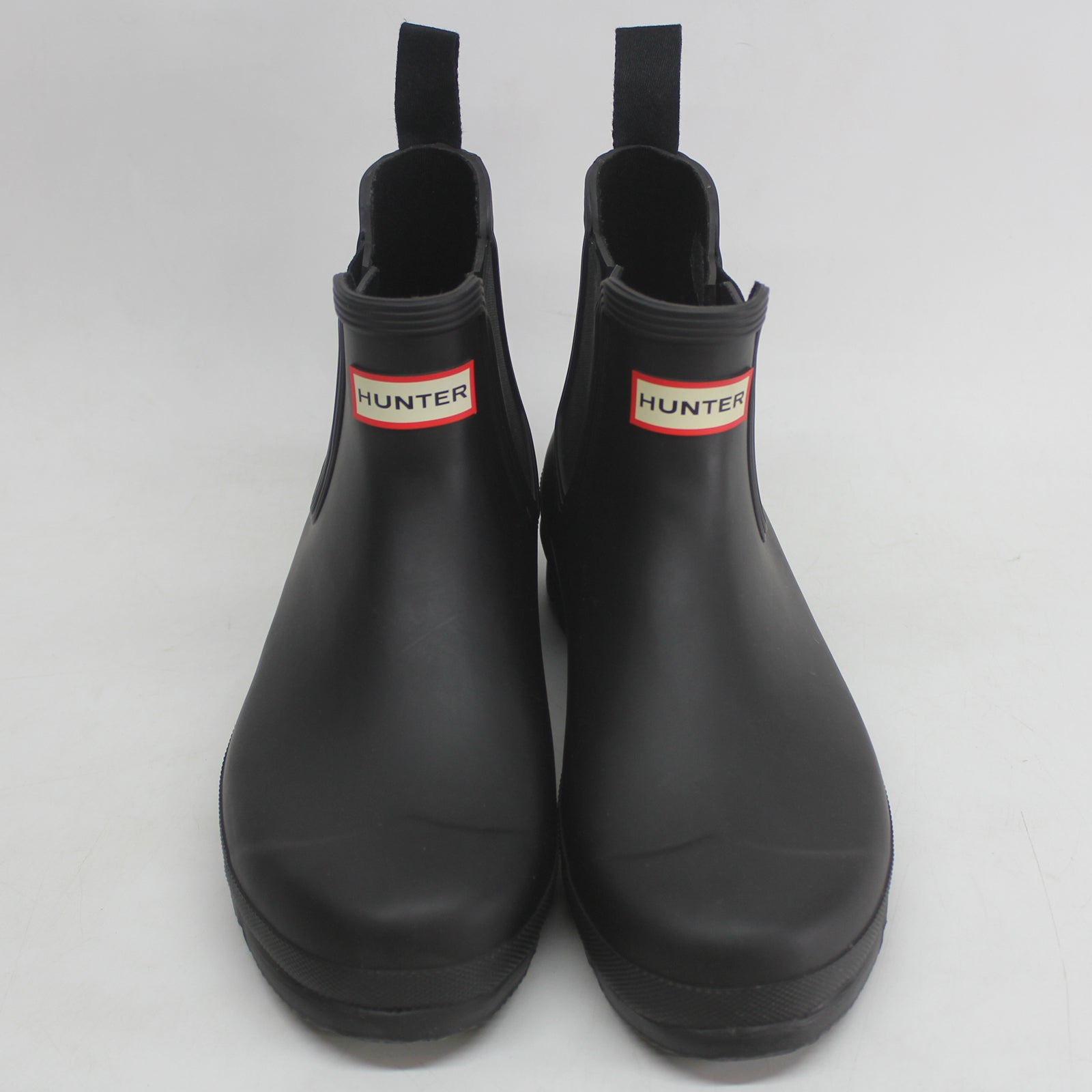 Hunter Mens Boots Original Chelsea. Casual Slip-On Ankle Chelsea Rubber - UK 9