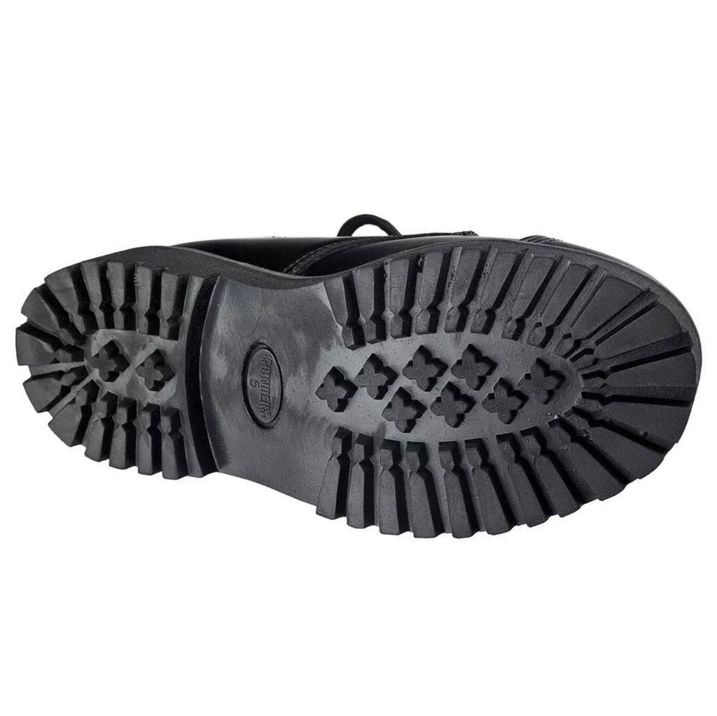 Grinders Unisex Shoes Boxer CS Casual Lace-Up Steel Toe Cap Leather - UK 8