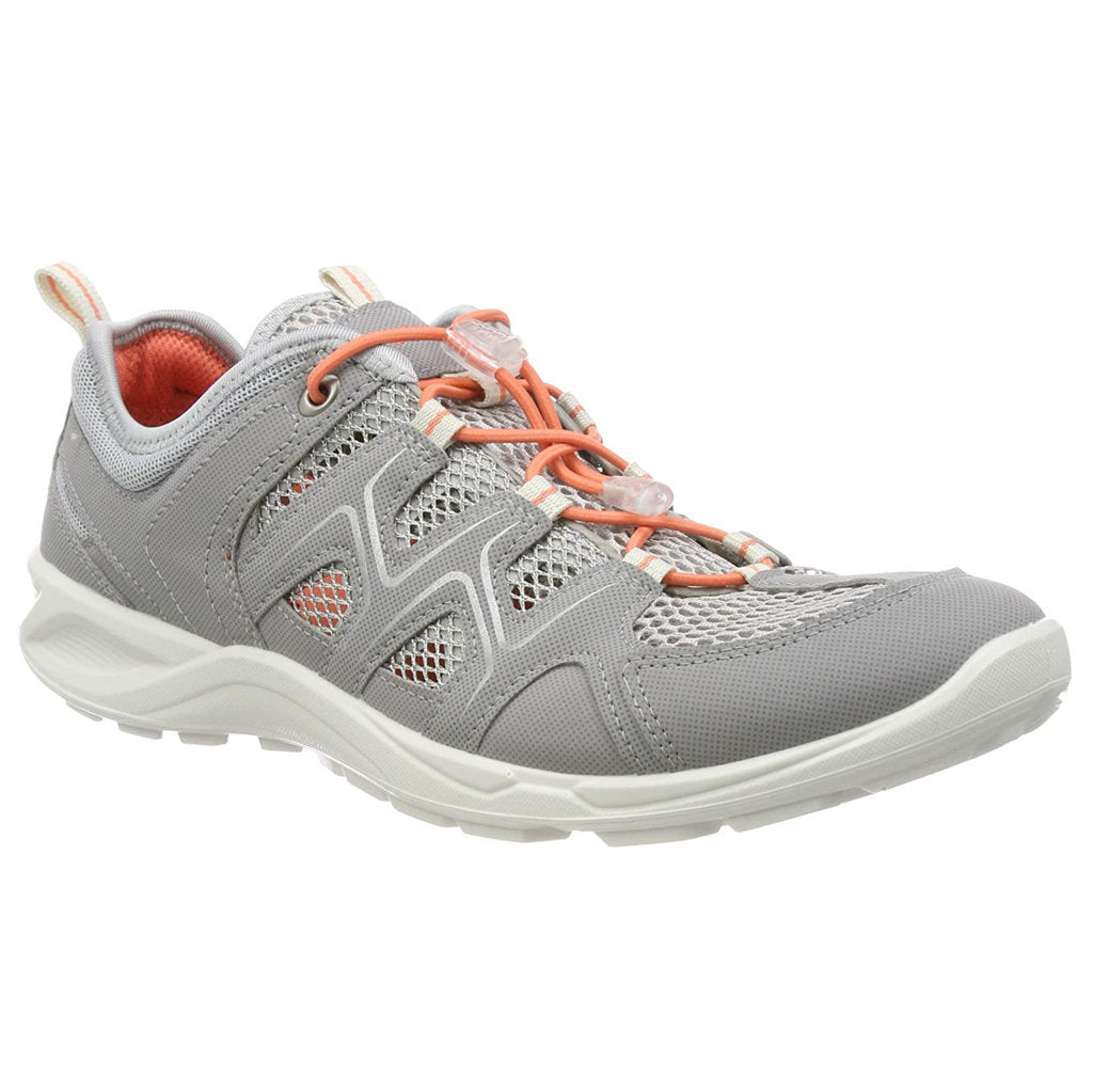 Ecco Terracruise LT 825773 Textile Synthetic Womens Shoes#color_silver grey silver metallic