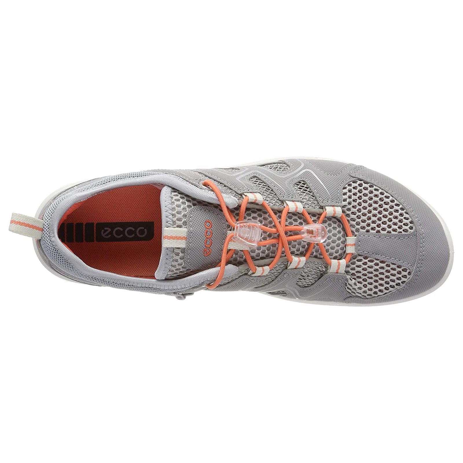 Ecco Terracruise LT 825773 Textile Synthetic Womens Trainers#color_silver grey silver metallic