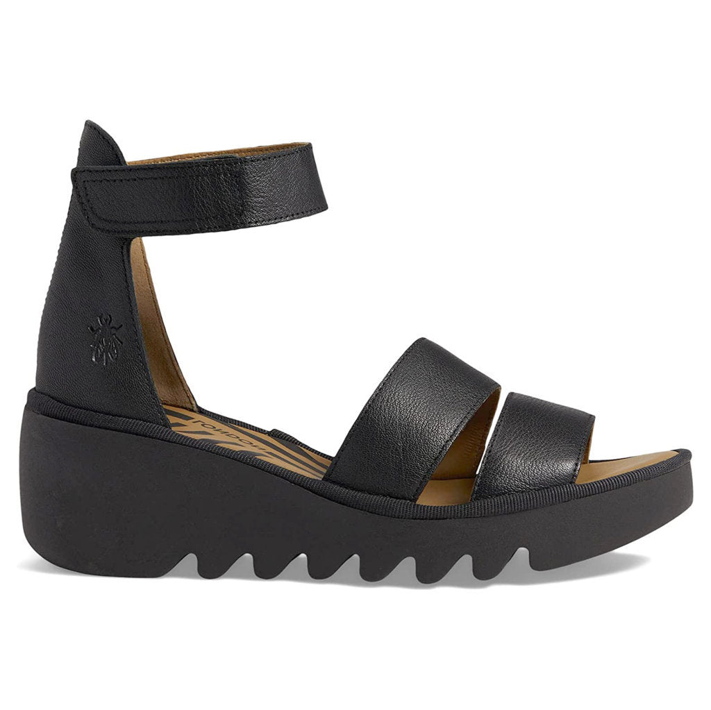 Fly London BONO290FLY Leather Womens Sandals#color_black black