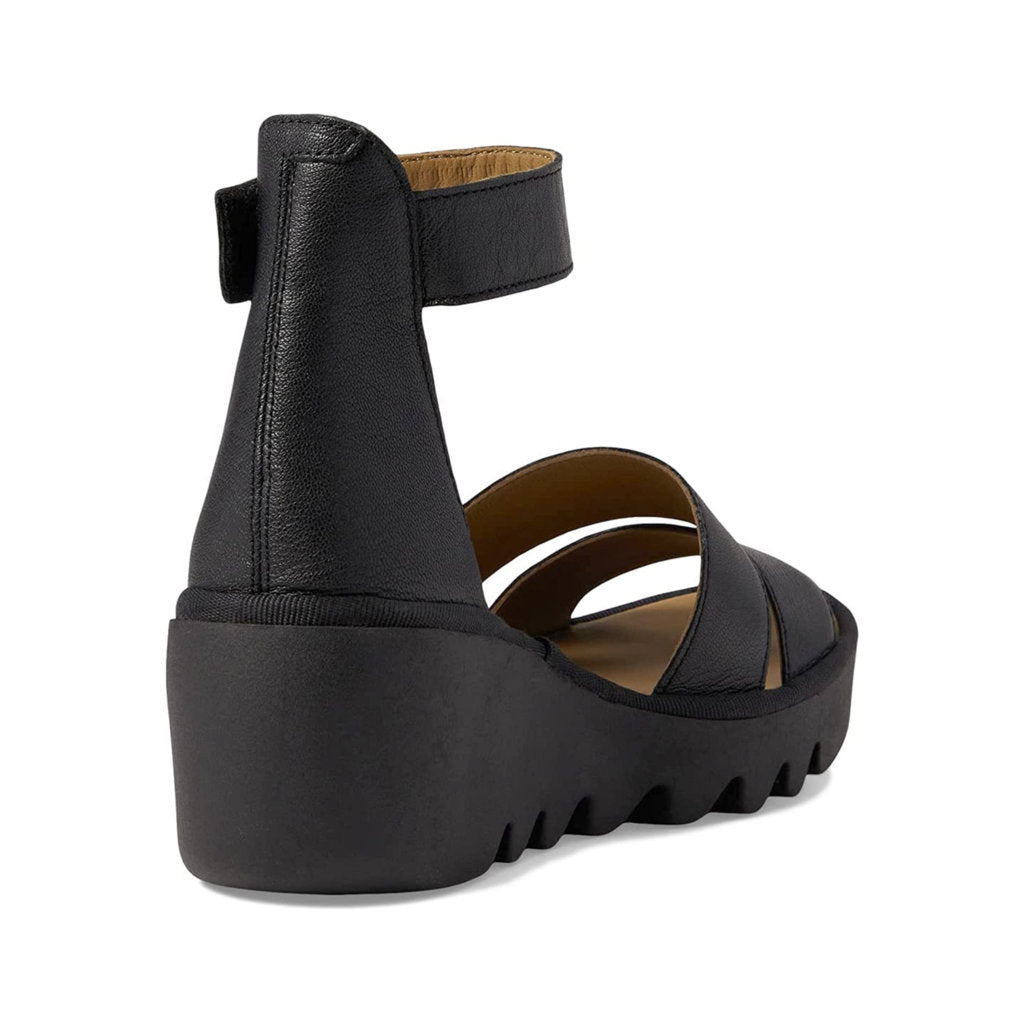 Fly London BONO290FLY Leather Womens Sandals#color_black black