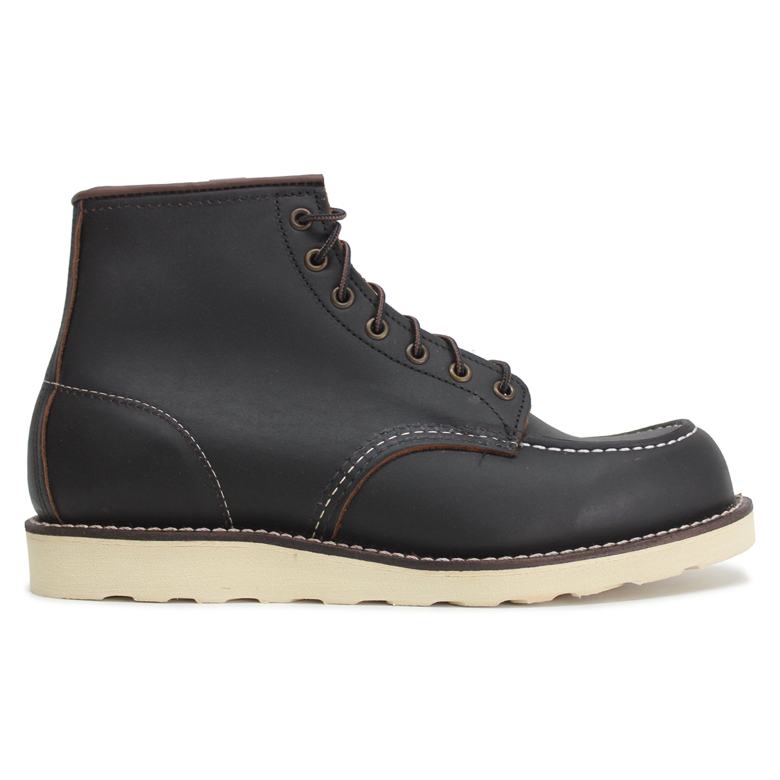 Red Wing 6-inch Classic Moc Leather Mens Boots#color_black