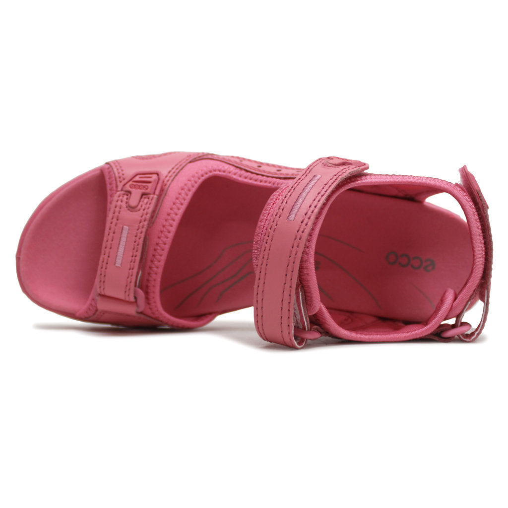Ecco Offroad 069563 Leather Textile Womens Sandals#color_bubblegum