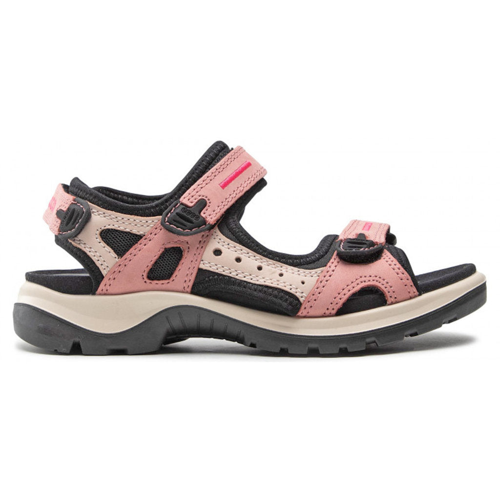 Ecco Offroad 069563 Leather Textile Womens Sandals#color_damask rose rose dust