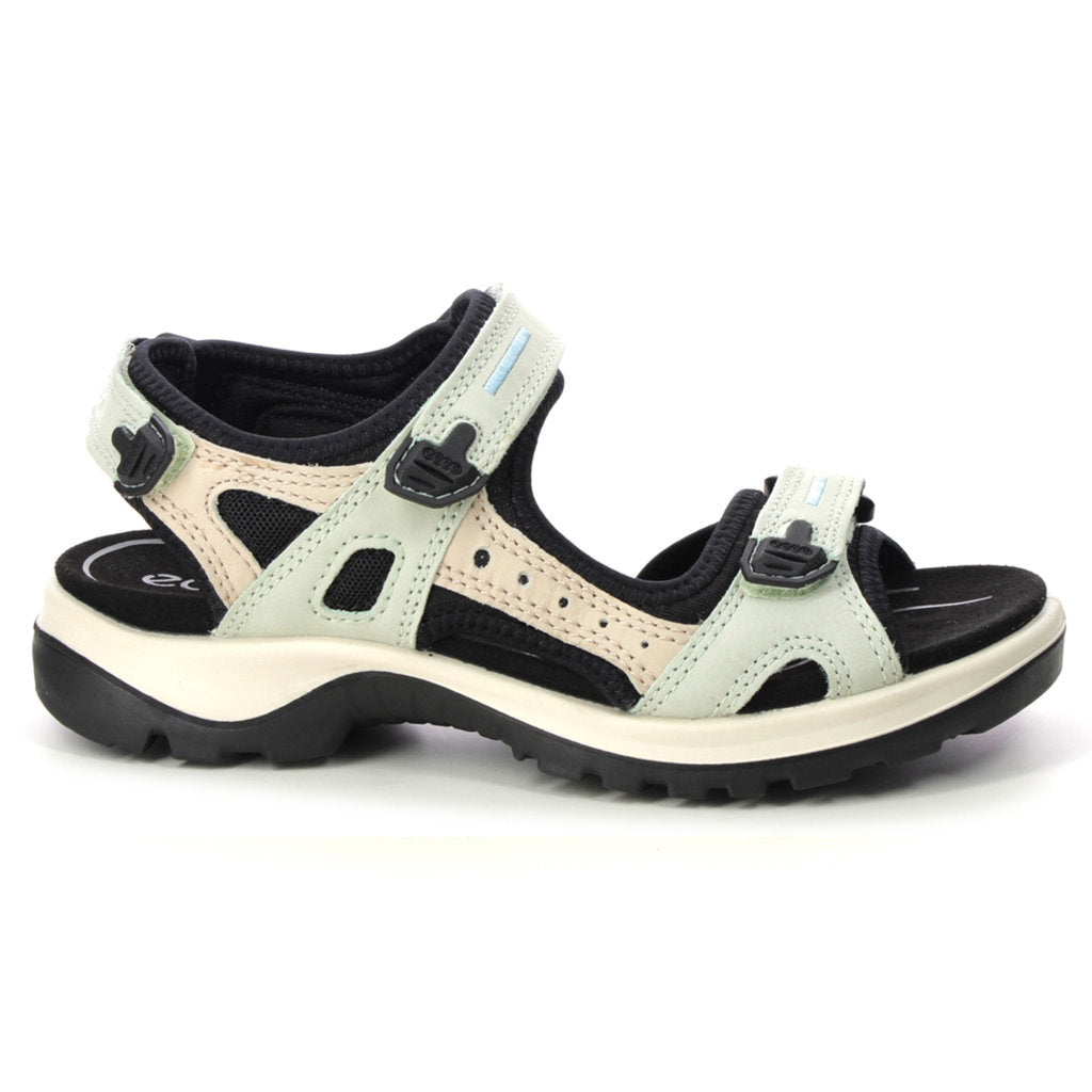 Ecco Offroad 069563 Leather Textile Womens Sandals#color_matcha sand