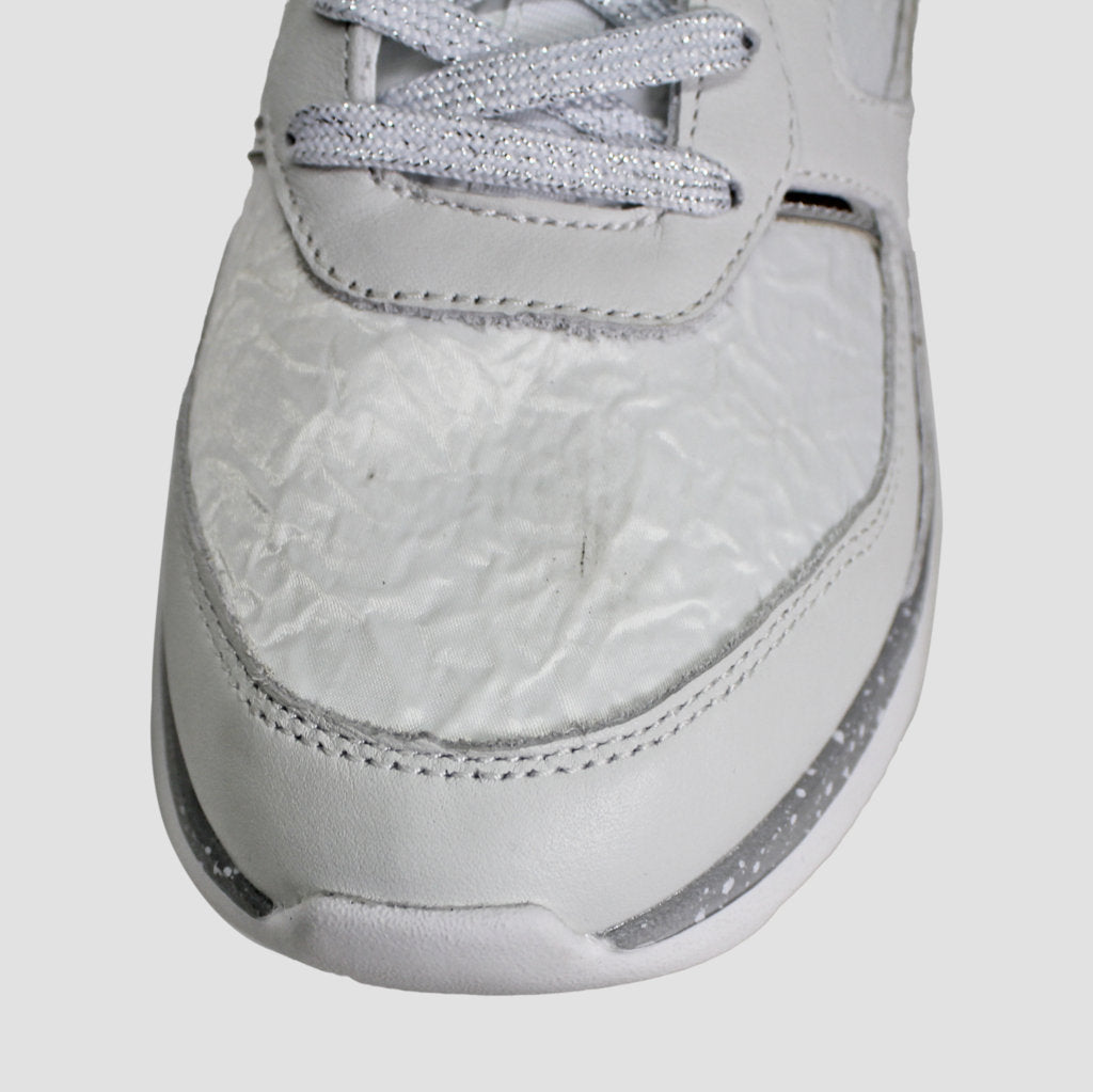 Vionic Womens Trainers Delmar Adela Met Lace-Up Low-Top Leather Textile - UK 5.5