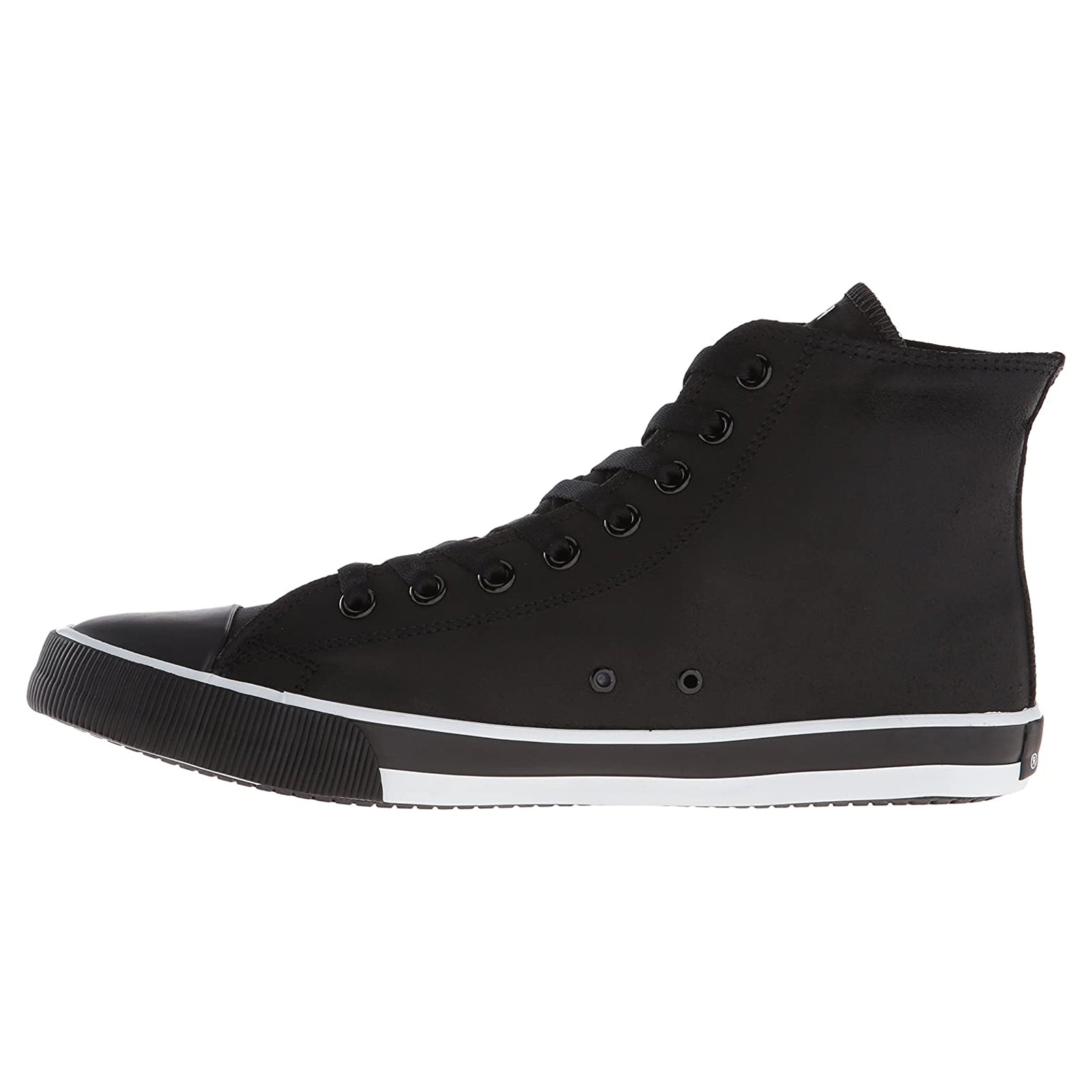 Harley Davidson Baxter Suede Mens Trainers#color_black white