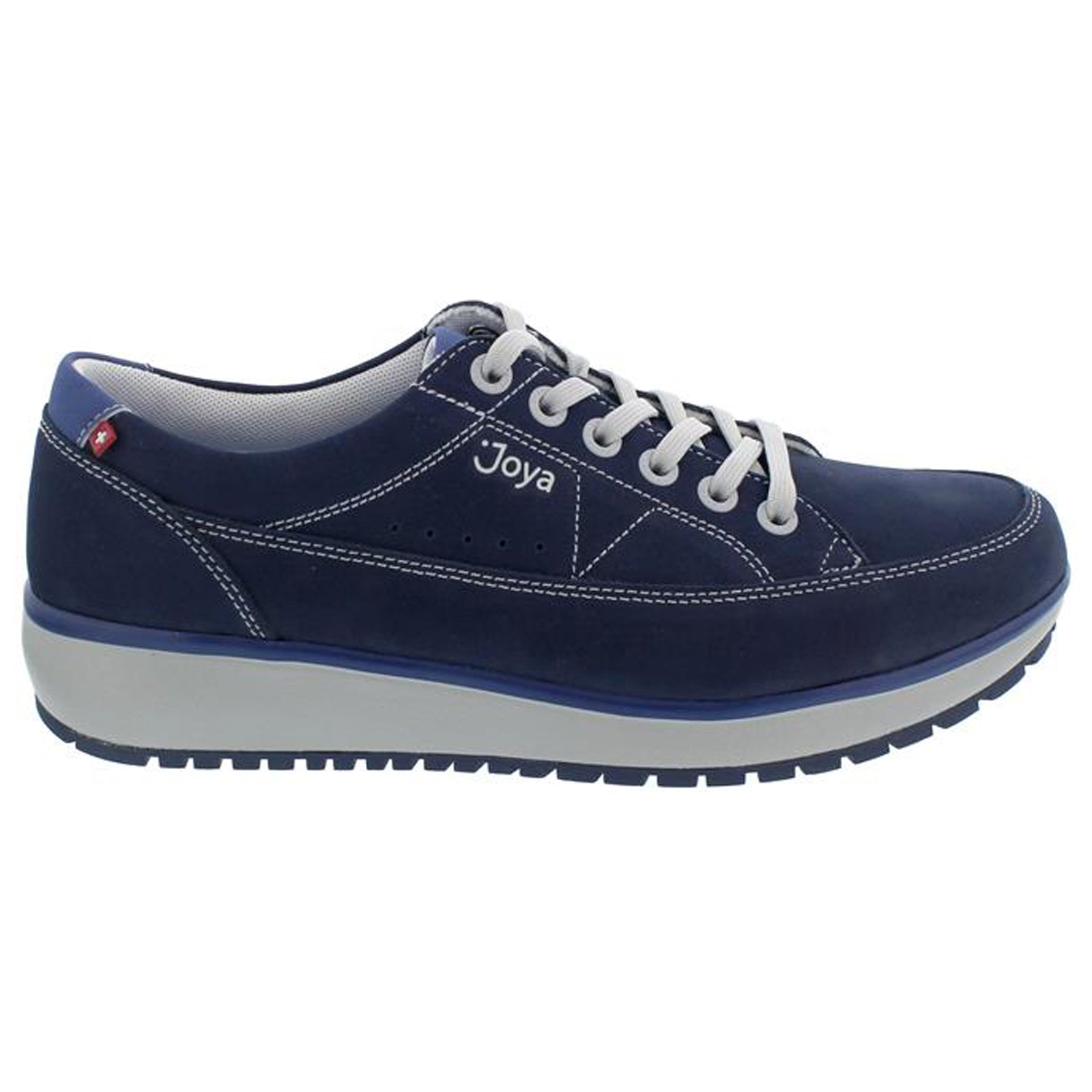 Joya Vancouver Nubuck Womens Trainers#color_dark blue