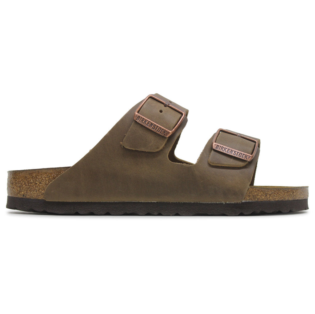 Birkenstock Arizona BS. Waxy Leather Unisex Sandals#color_tobacco brown