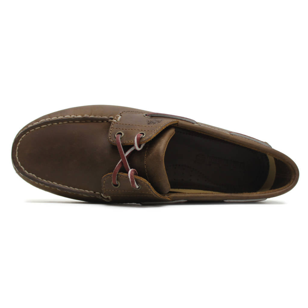 Timberland Classic Boat Leather Mens Shoes#color_brown