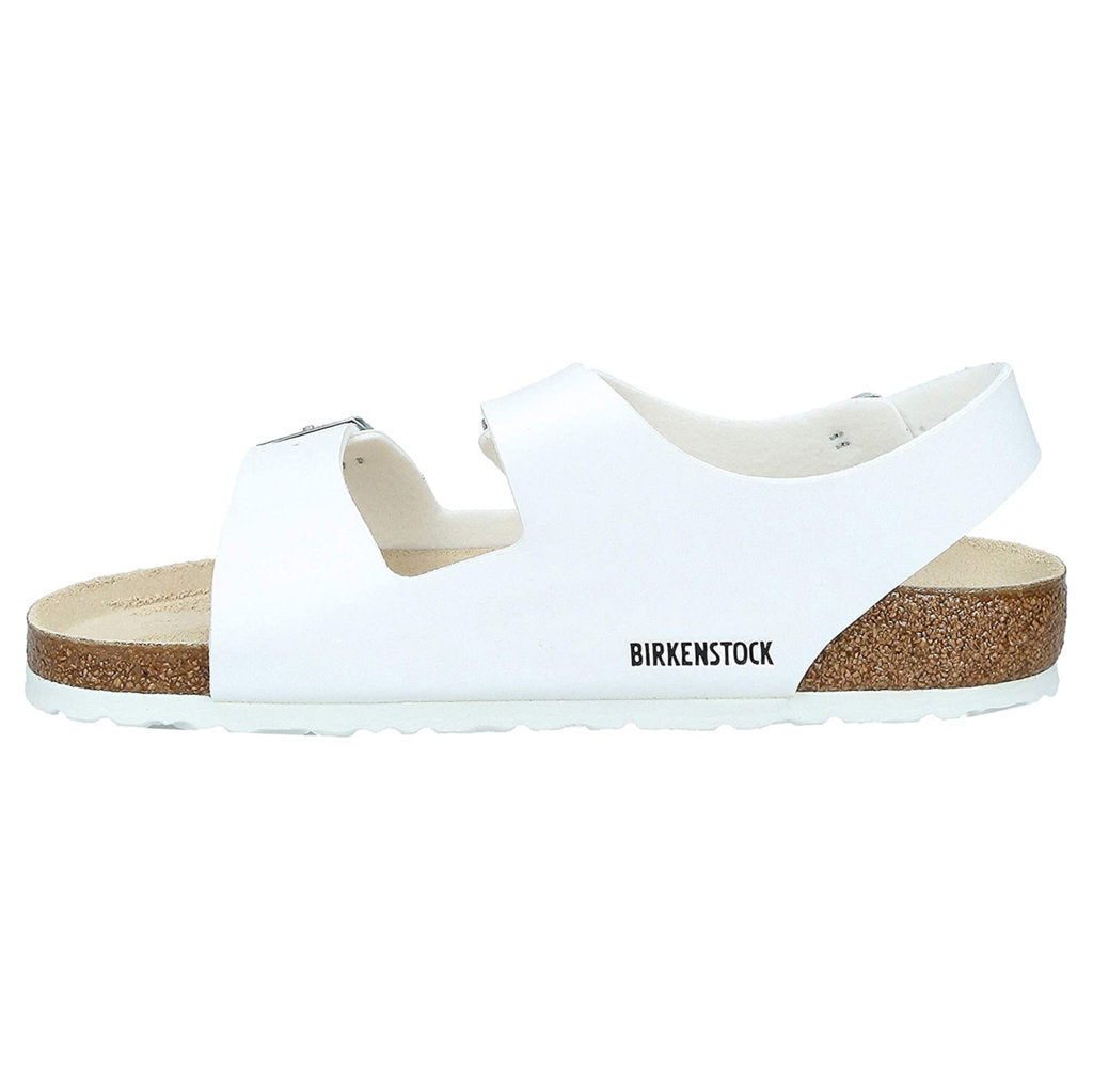 Birkenstock Milano BS Birko-Flor Unisex Sandals#color_white