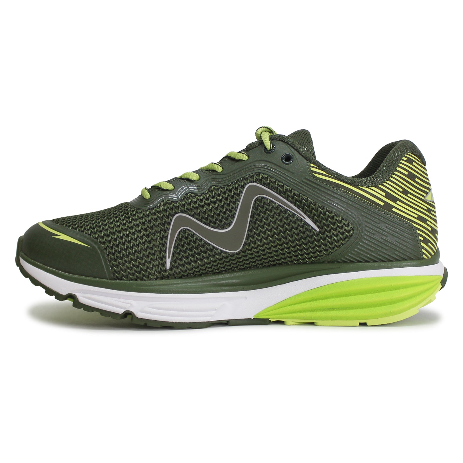 MBT Colorado X Synthetic Leather Mens Trainers#color_dark green