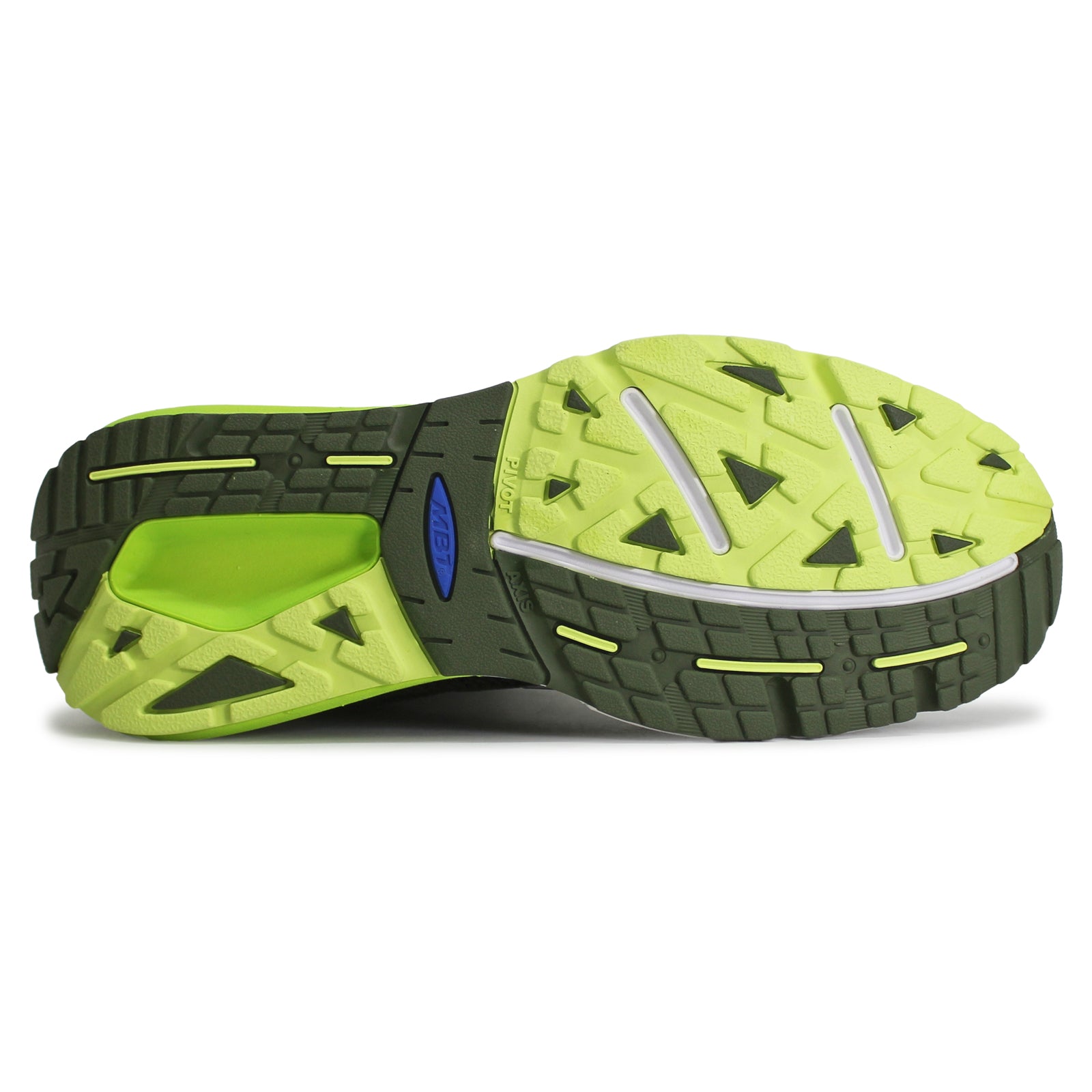 MBT Colorado X Synthetic Leather Mens Trainers#color_dark green