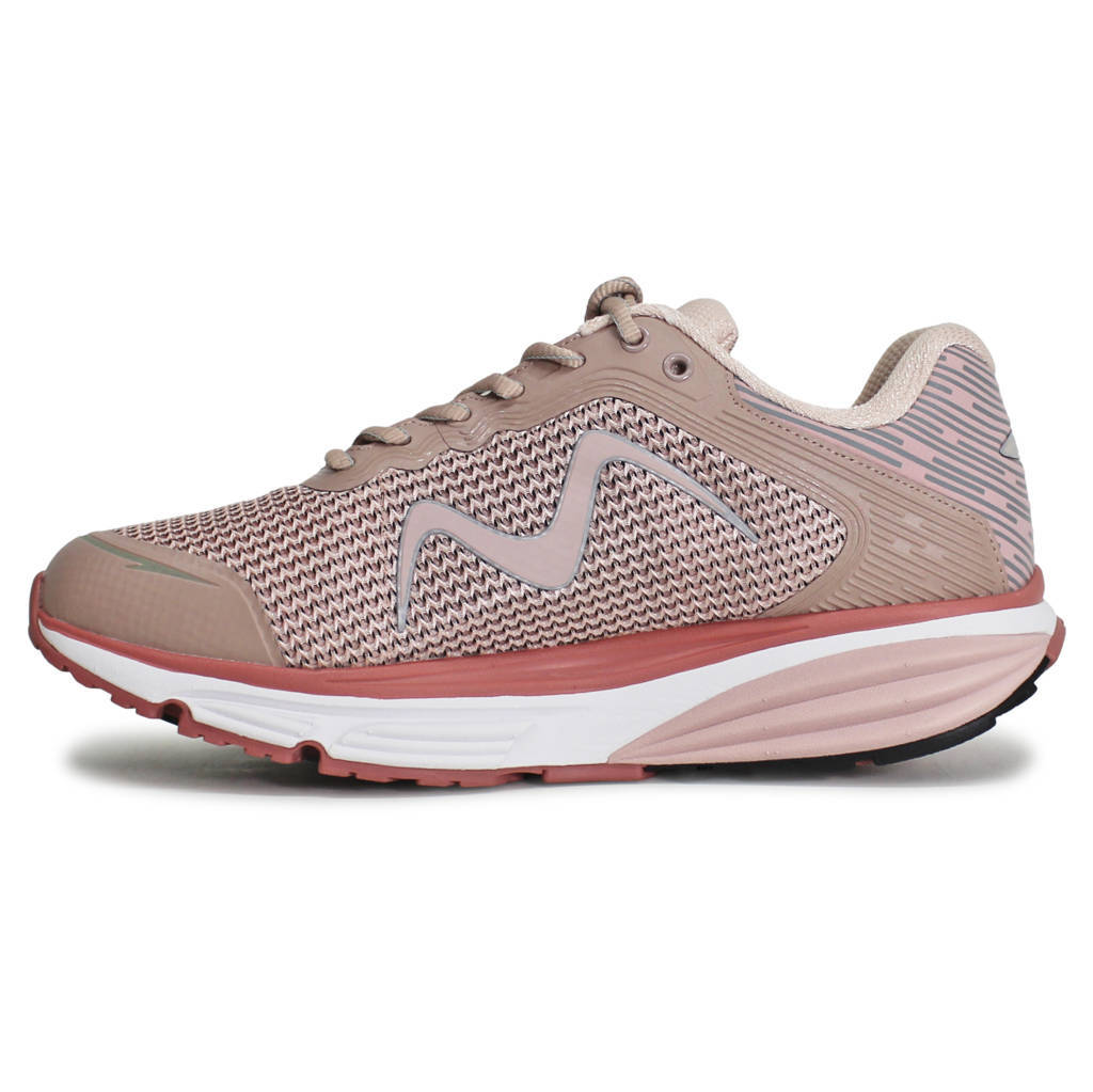 MBT Colorado X Synthetic Leather Womens Trainers#color_rose dust