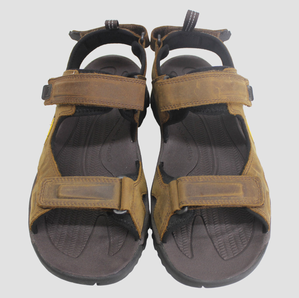 Keen Mens Sandals Targhee III Open Toe Outdoor Hook-And-Loop Strappy Leather - UK 9.5