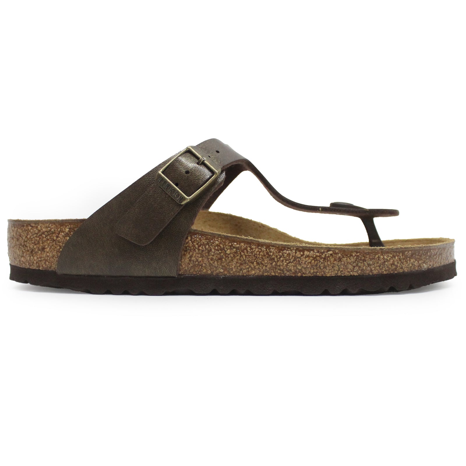 Birkenstock Gizeh BS Birko-Flor Unisex Sandals#color_golden brown