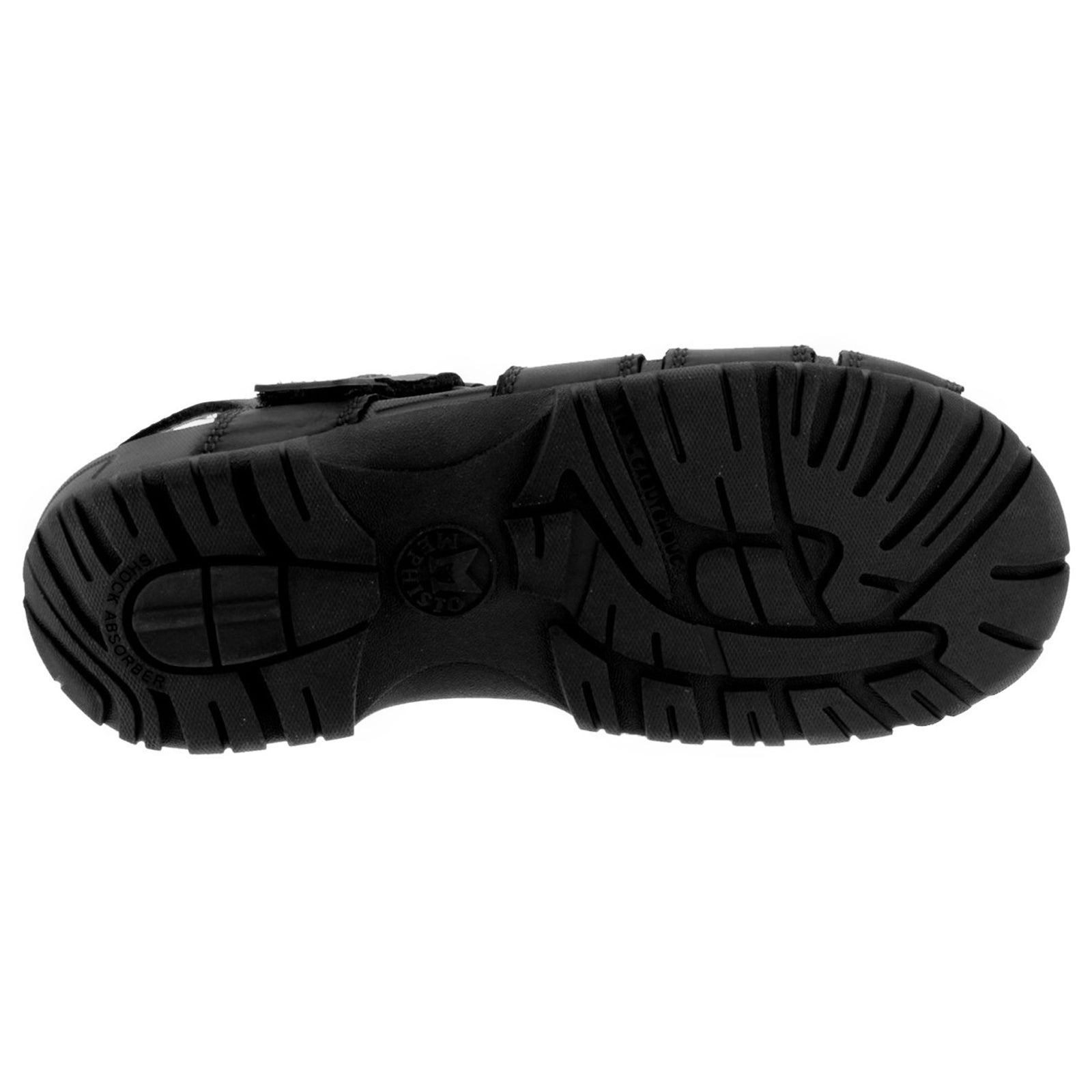 Mephisto Basile Nubuck Mens Sandals#color_black