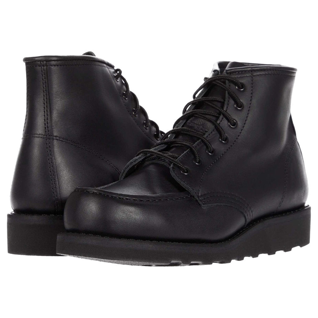 Red Wing 6 Inch Classic Moc Leather Womens Boots#color_black