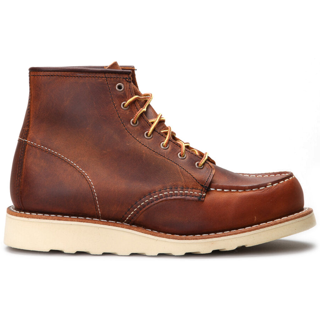 Red Wing 6 Inch Classic Moc Leather Womens Boots#color_copper