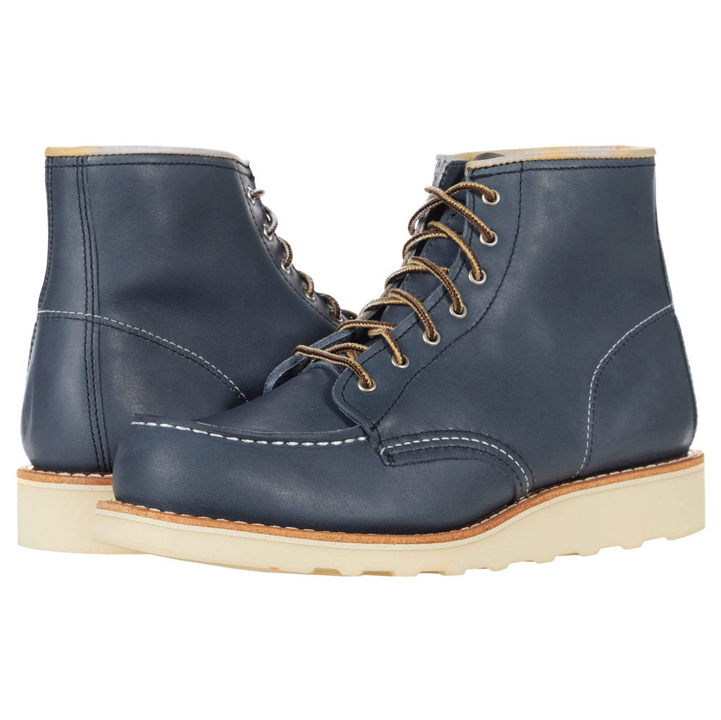 Red Wing 6 Inch Classic Moc Leather Womens Boots#color_indigo
