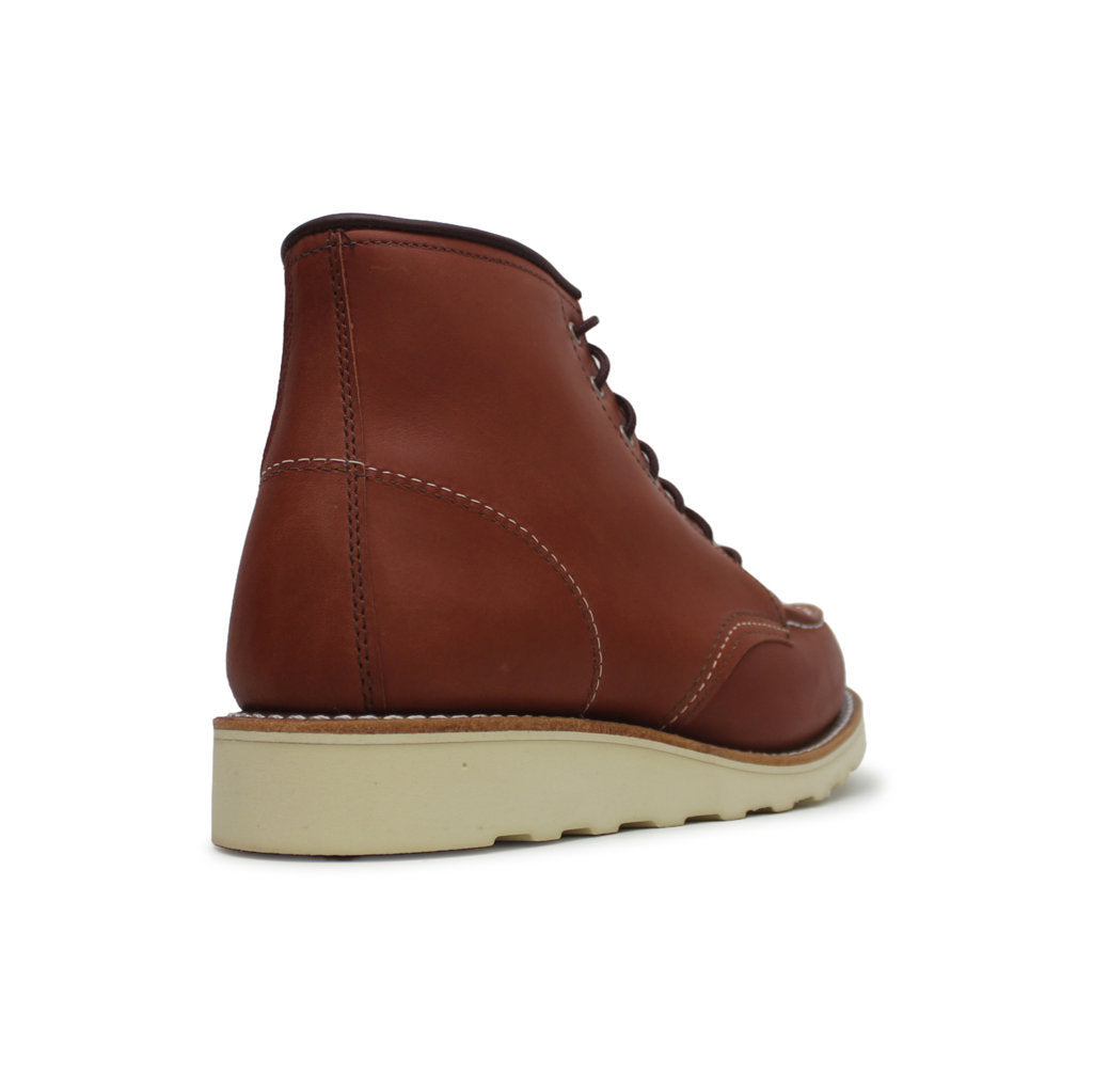 Red Wing 6 Inch Classic Moc Leather Womens Boots#color_auburn