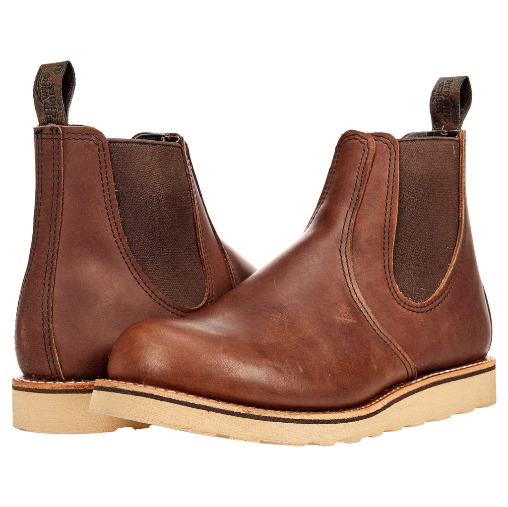 Red Wing Classic Chelsea Leather Mens Boots#color_amber