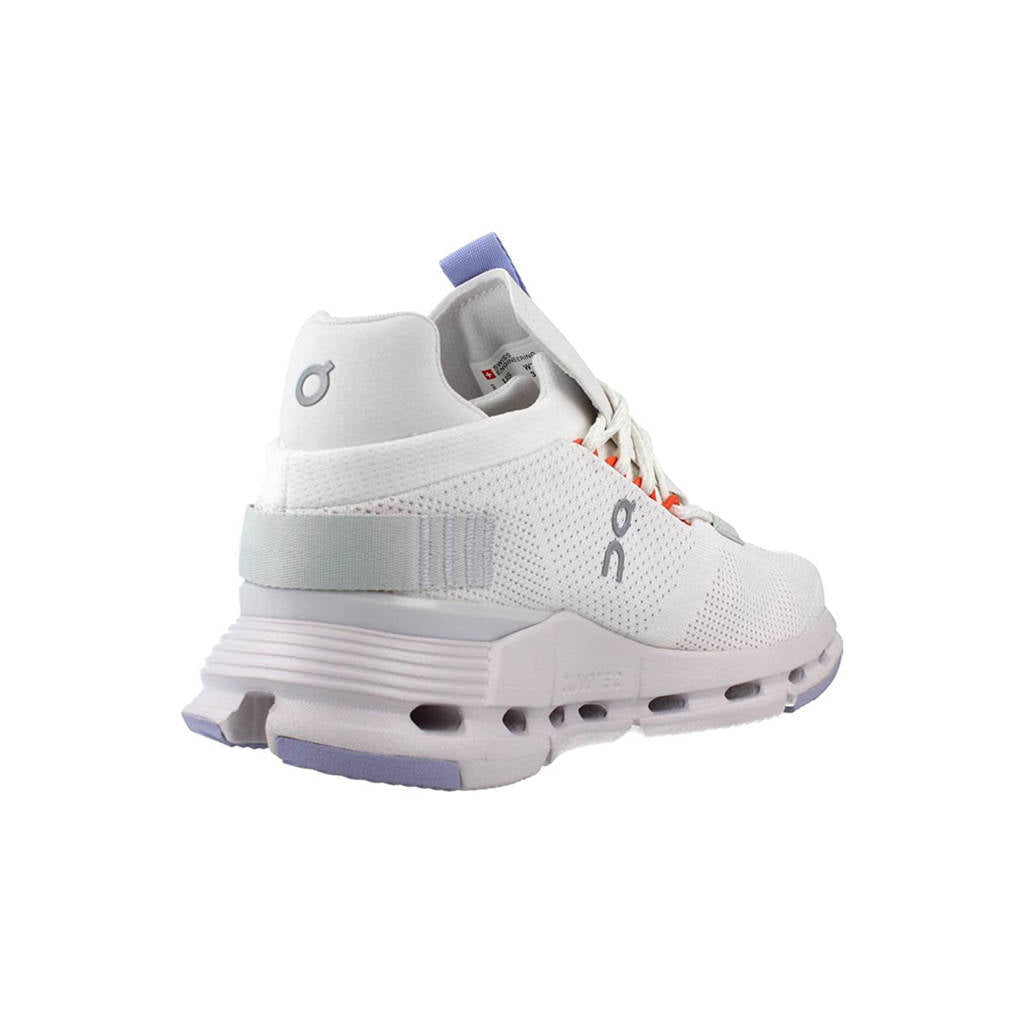 On Running Cloudnova Textile Synthetic Womens Trainers#color_white glacier