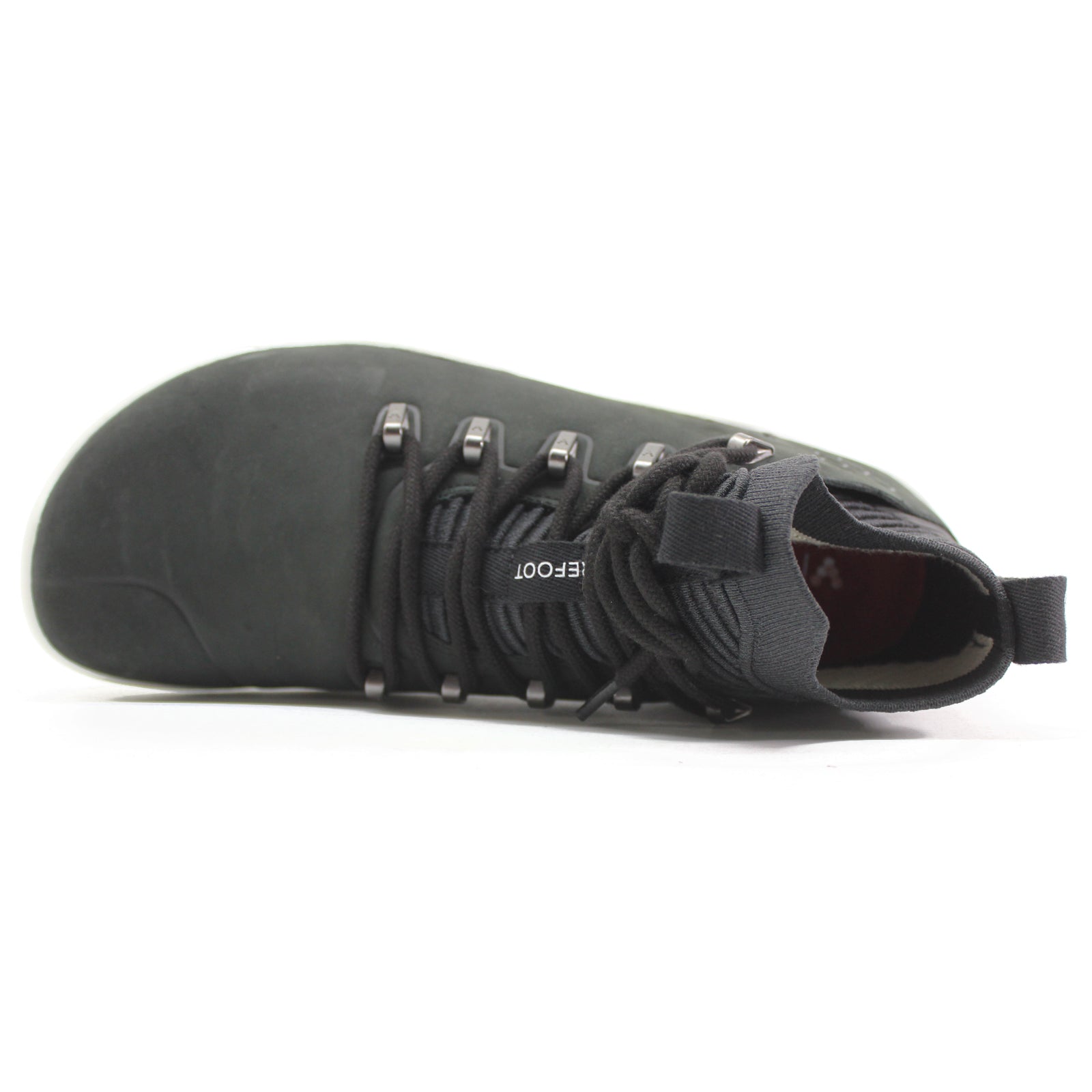 Vivobarefoot Magna FG Leather Textile Womens Trainers#color_black