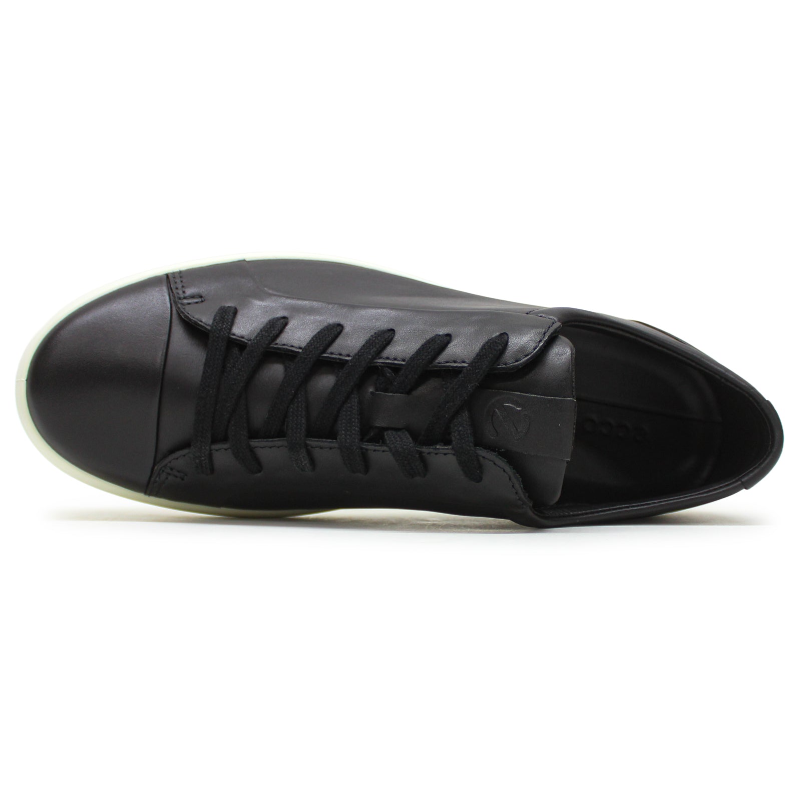 Ecco Soft 7 470364 Leather Mens Trainers#color_black