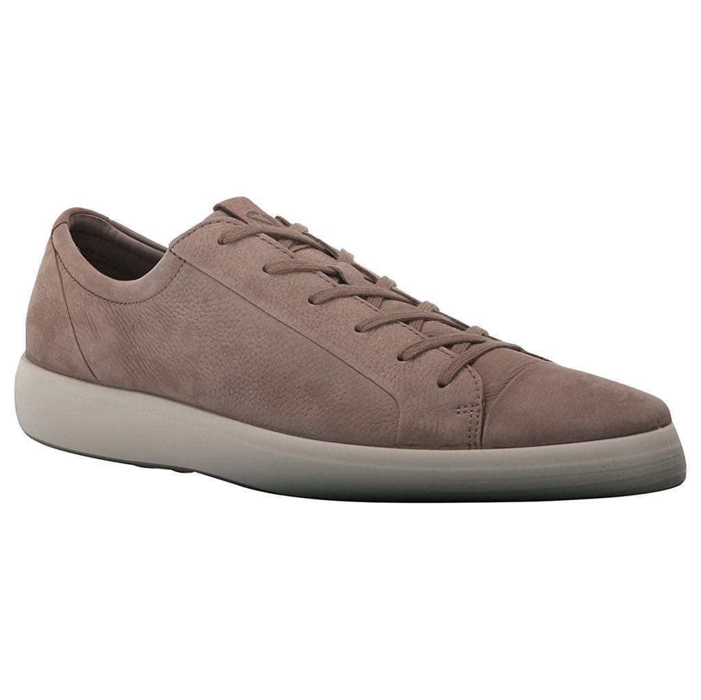 Ecco Soft 7 470364 Leather Mens Trainers#color_taupe