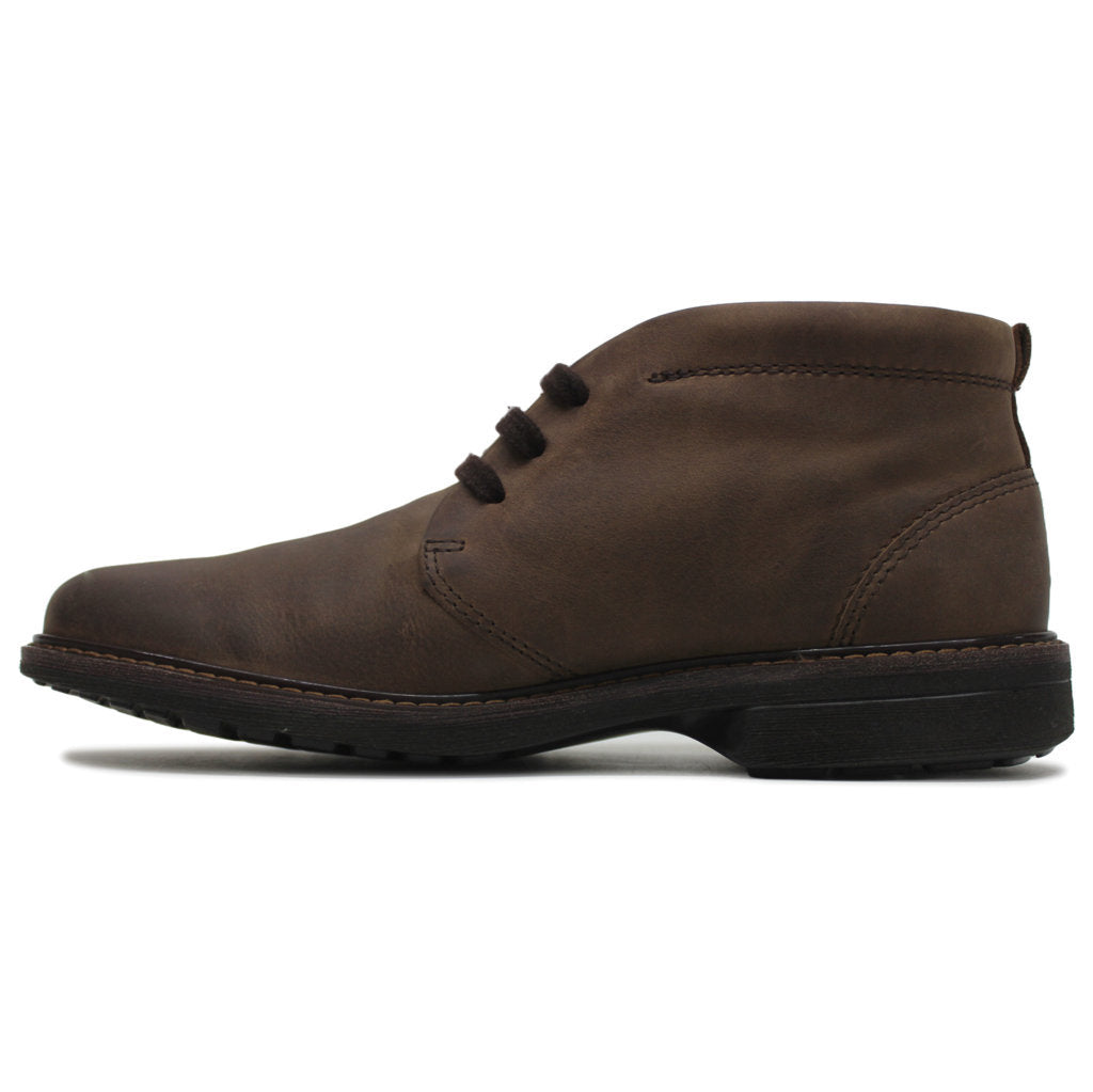 Ecco Mens Boots Turn 510224 Casual Lace-Up Ankle Nubuck Leather - UK 7.5