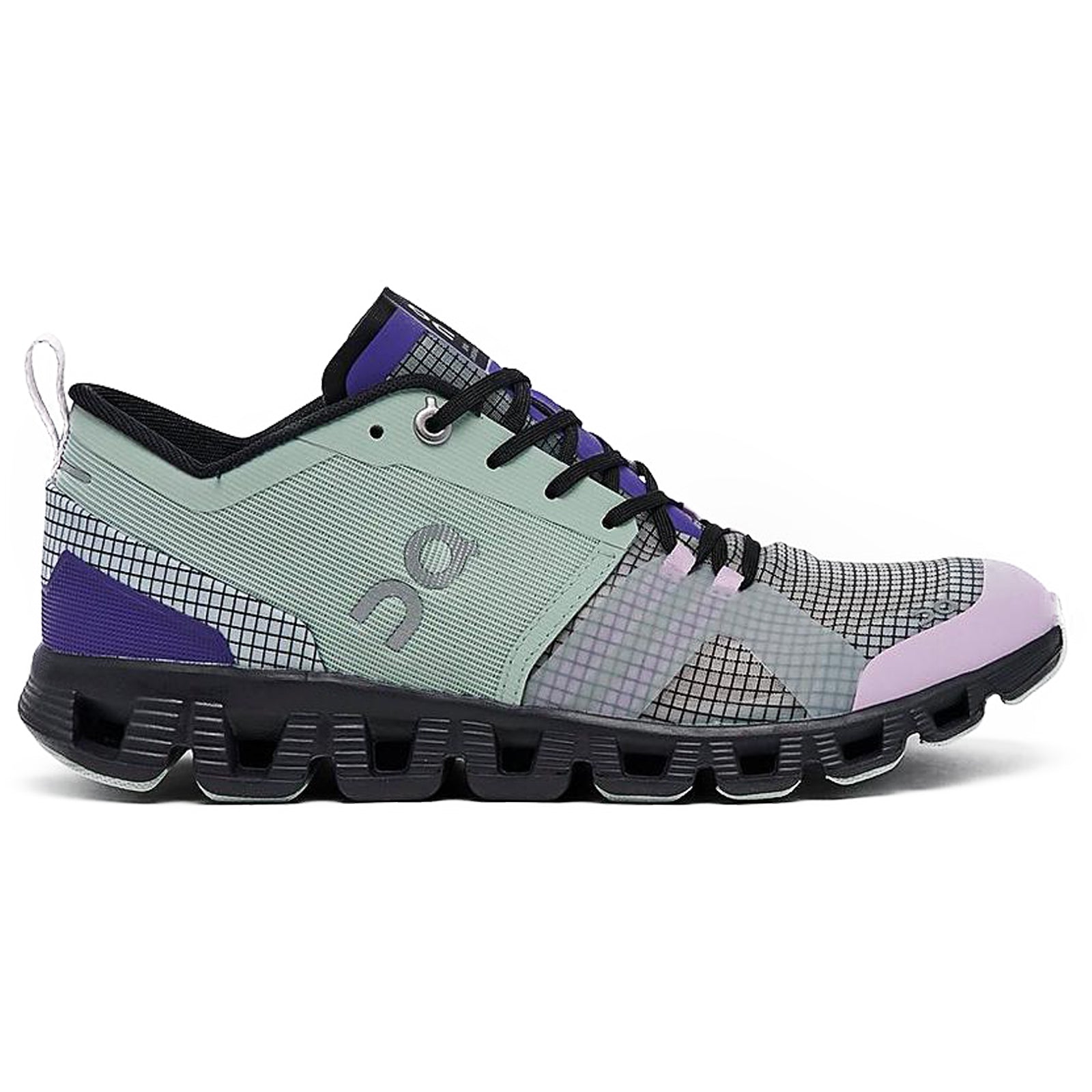 On Running Cloud X Shift Textile Synthetic Womens Trainers#color_surf vapor