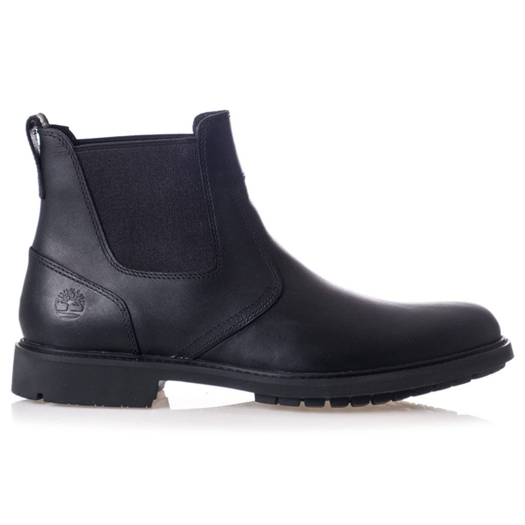 Timberland Stormbucks Leather Textile Mens Boots#color_black
