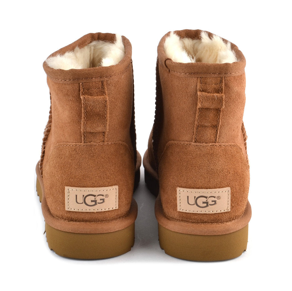 Ugg Womens Boots Classic Mini II Casual Pull-On Ankle Suede - UK 8