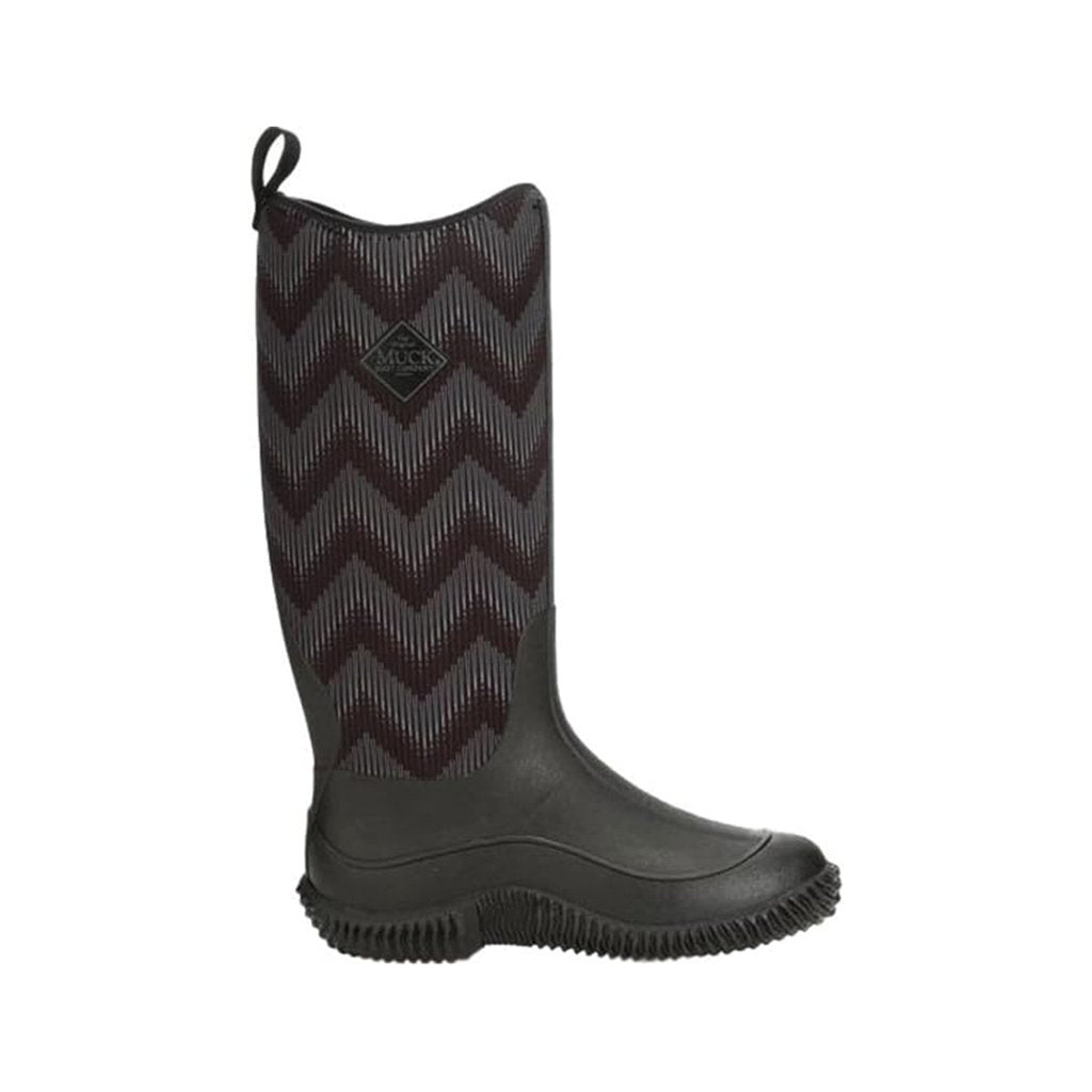 Muck Boot Hale Waterproof Women's Tall Wellington Boots#color_grey black