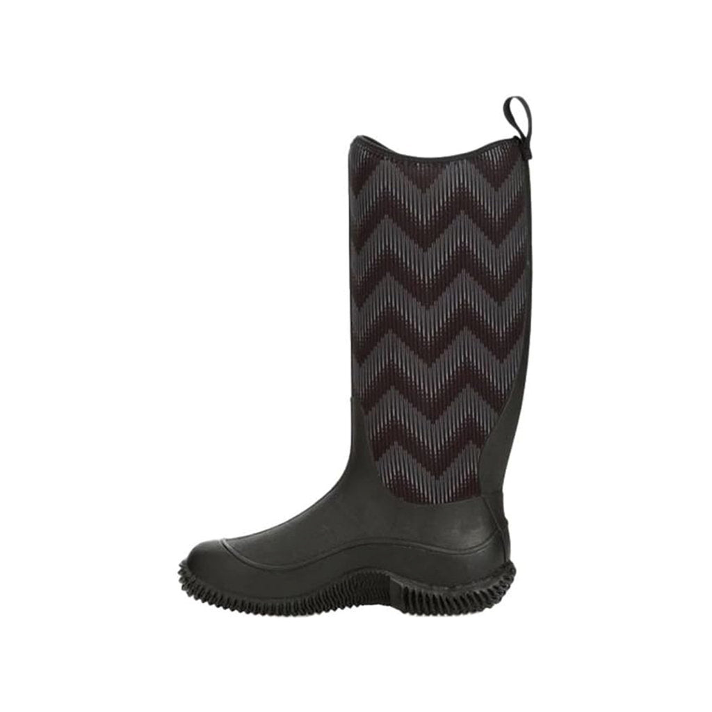 Muck Boot Hale Waterproof Women's Tall Wellington Boots#color_grey black