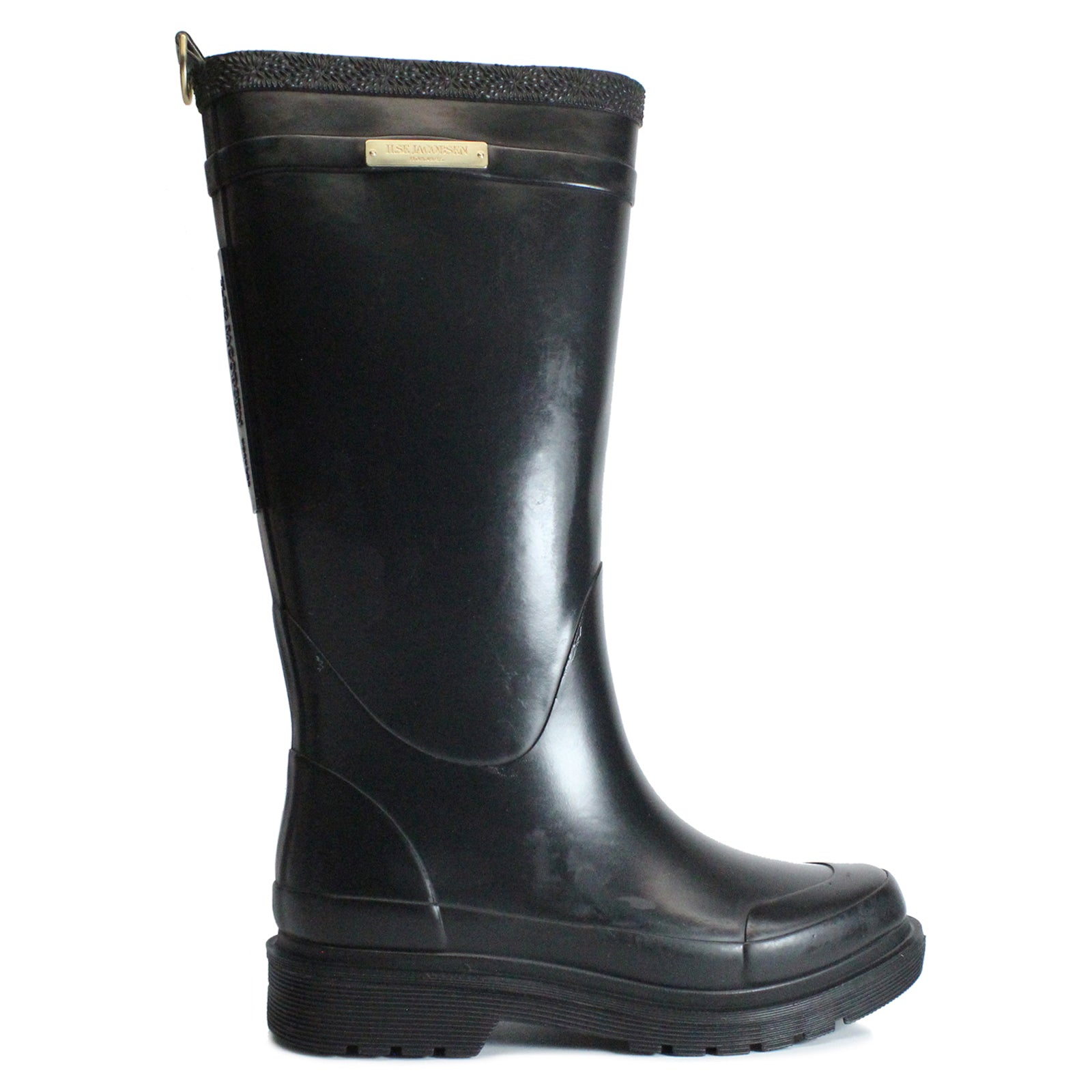 Ilse Jacobsen Rub350 Rubber Womens Boots#color_black