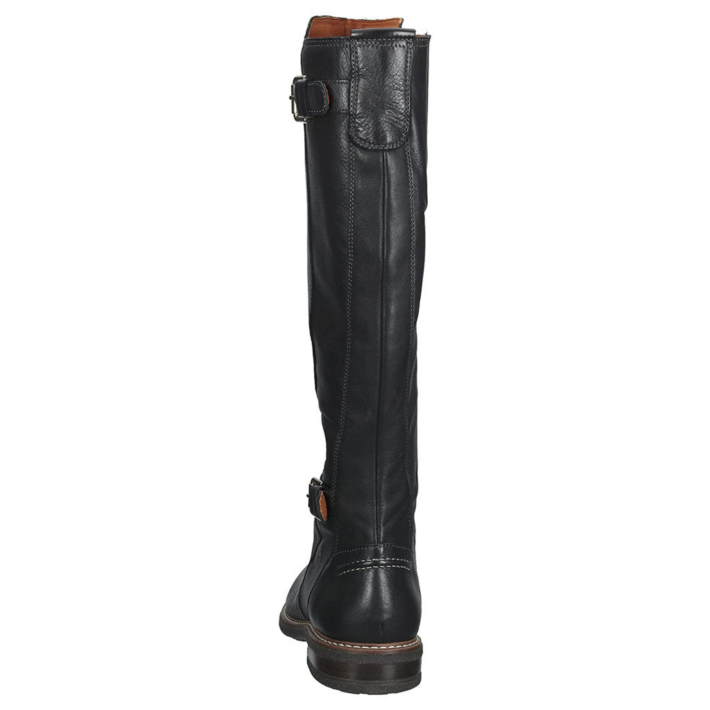 Pikolinos Womens Boots Aldaya W8J-9621 Casual Zip-Up Buckles Knee Leather - UK 6-6.5